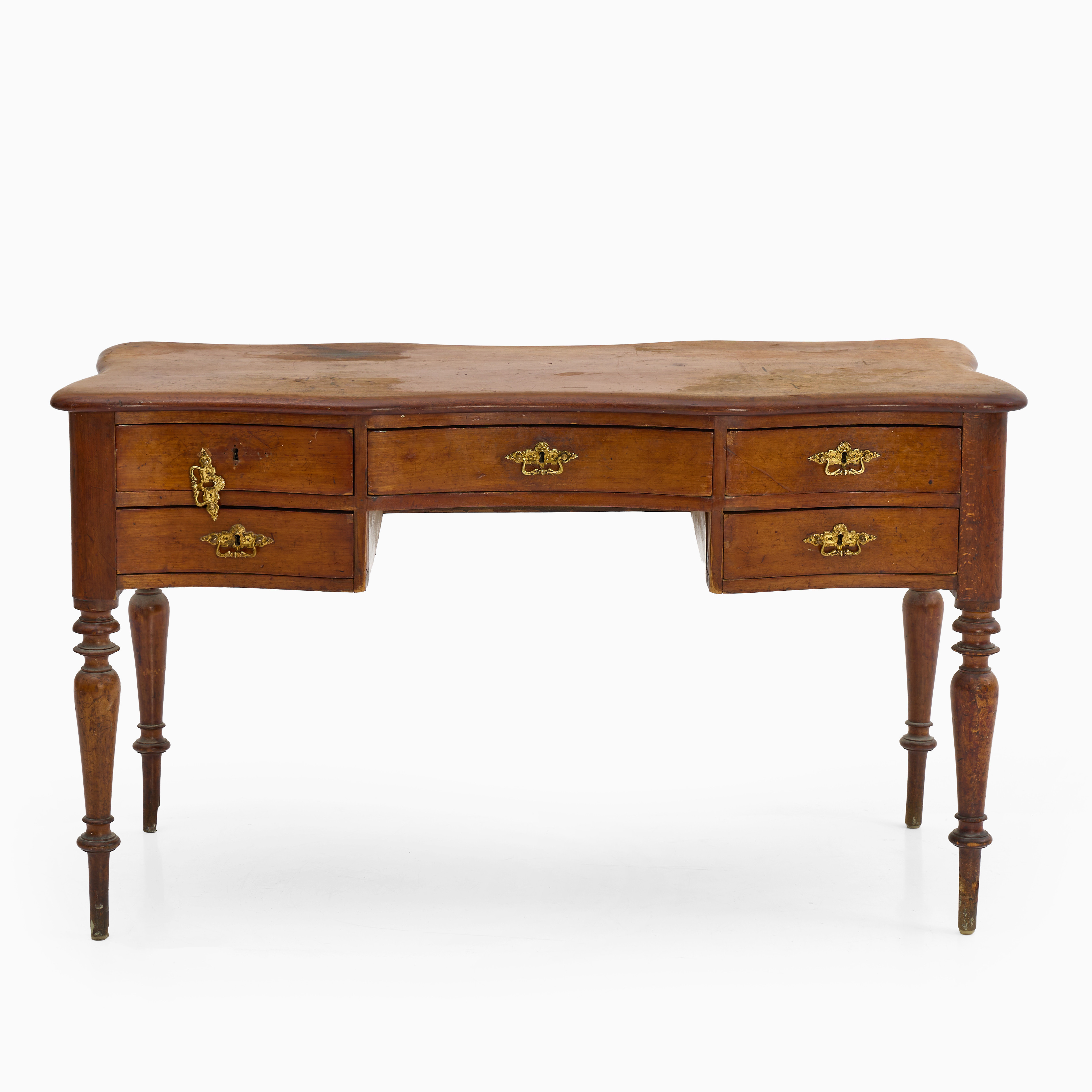 SKRIVBORD, med låda, rokokostil, omkring år 1800.