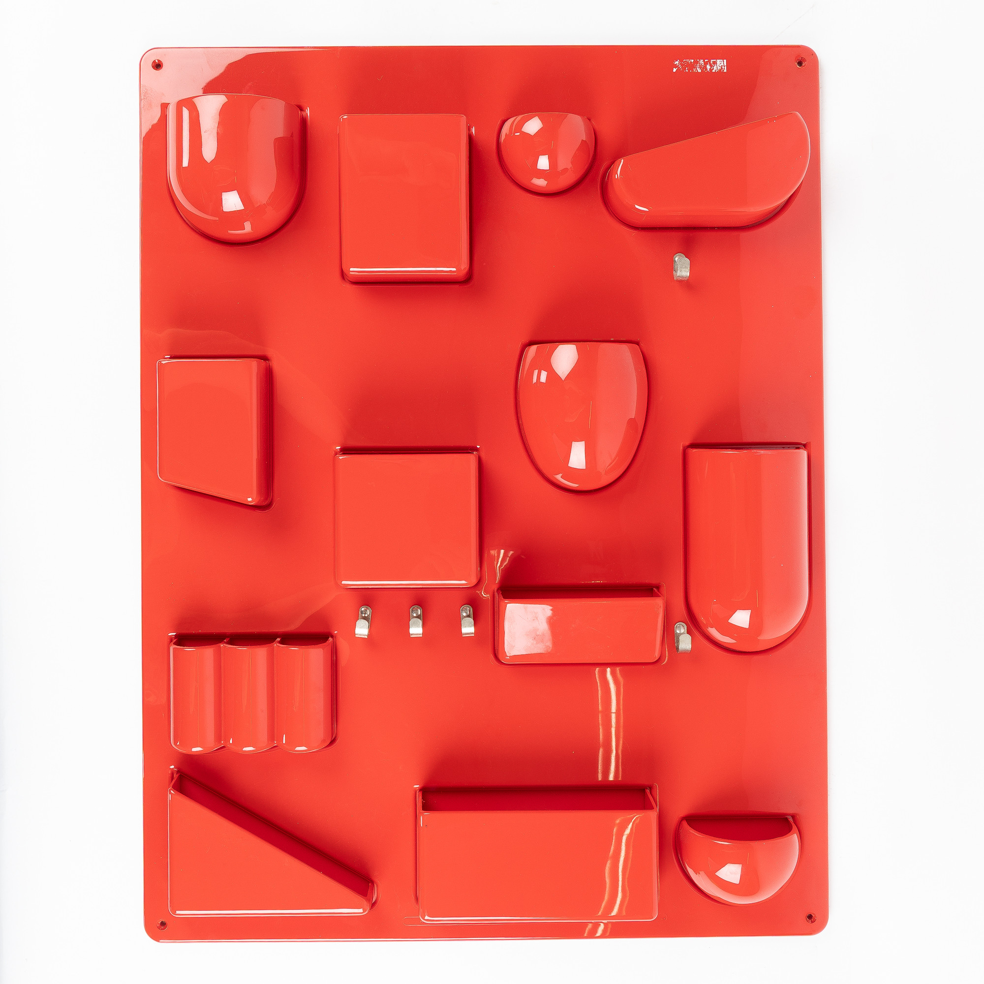 DOROTHEE MAURER-BECKER/INGO MAURER. "UtenSilo", väggförvaring, plast, 1900/2000-tal.