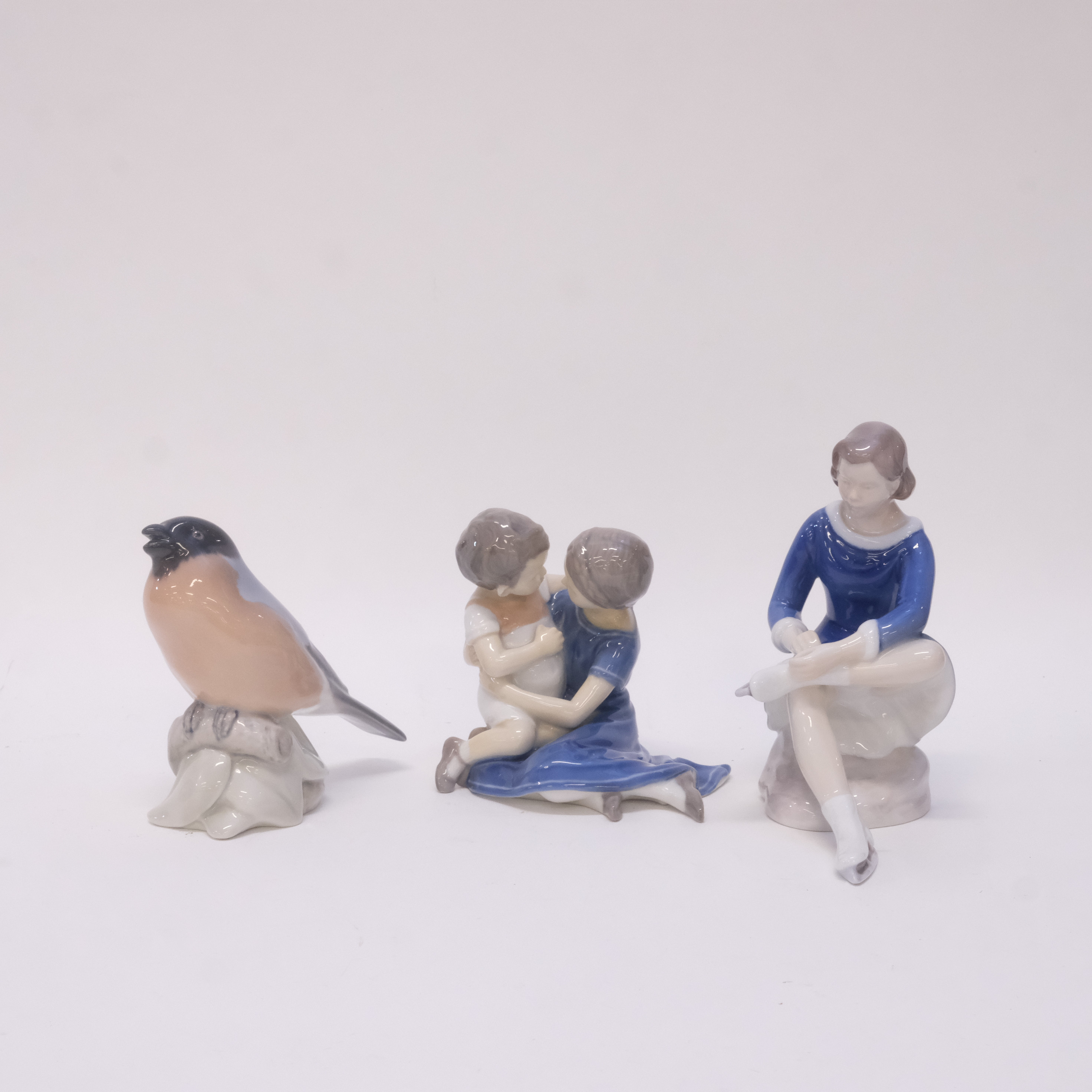 FIGURINER, BING & GRÖNDAHL, TRE STYCKEN.