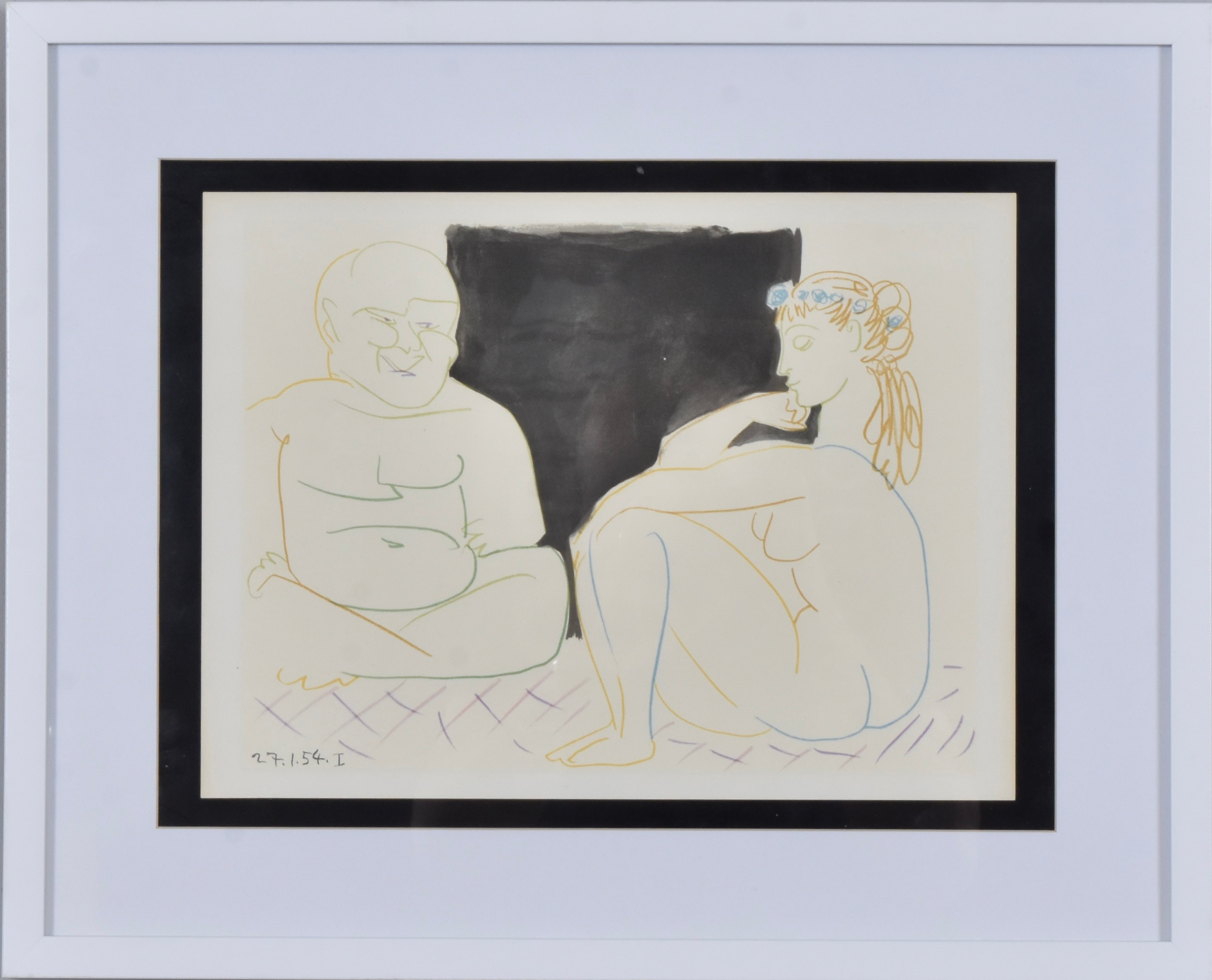 PABLO PICASSO. EFTER. Färglitografi.