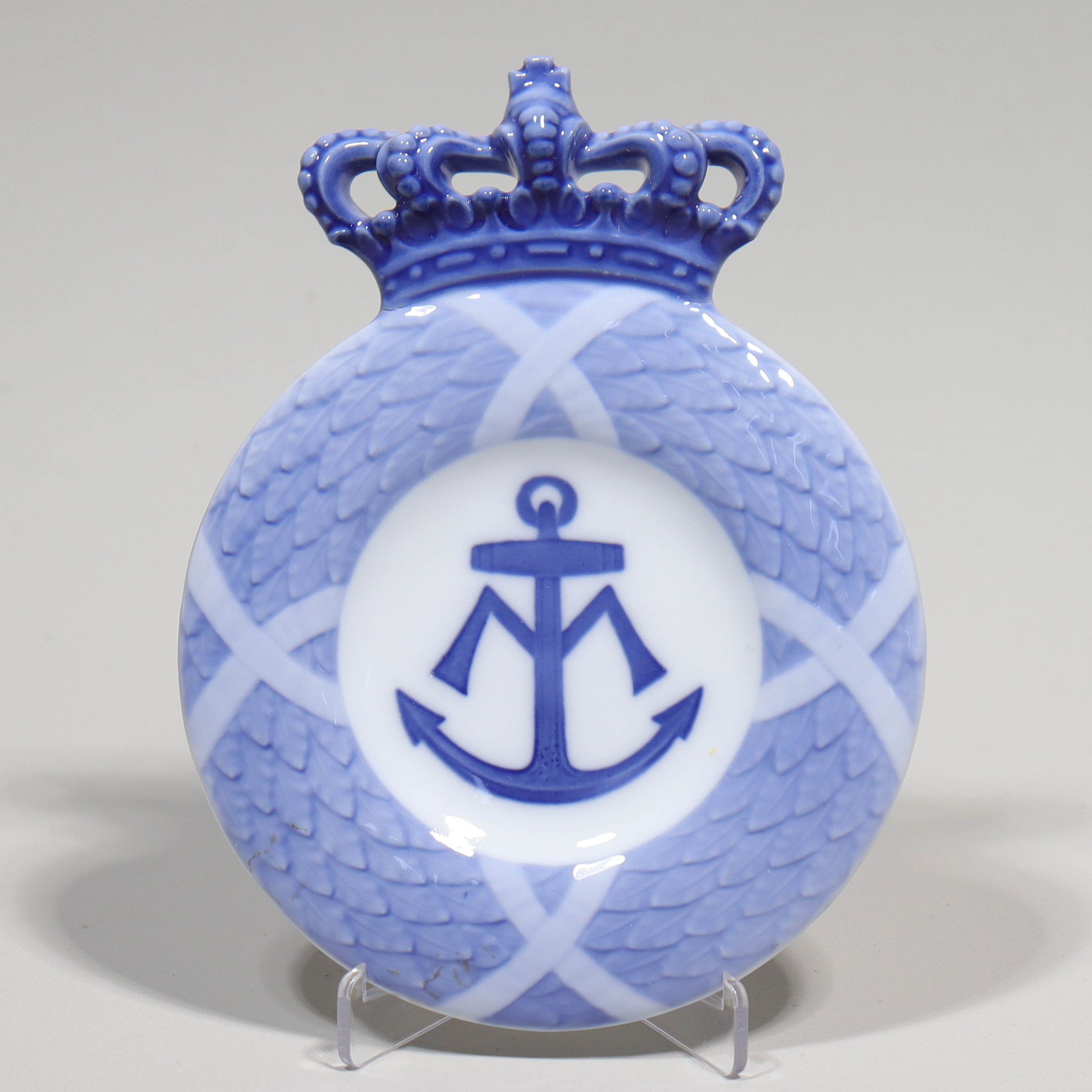 ARNOLD KROG. minnesplakett, Royal Copenhagen, till minne av Prinsessan Marie.