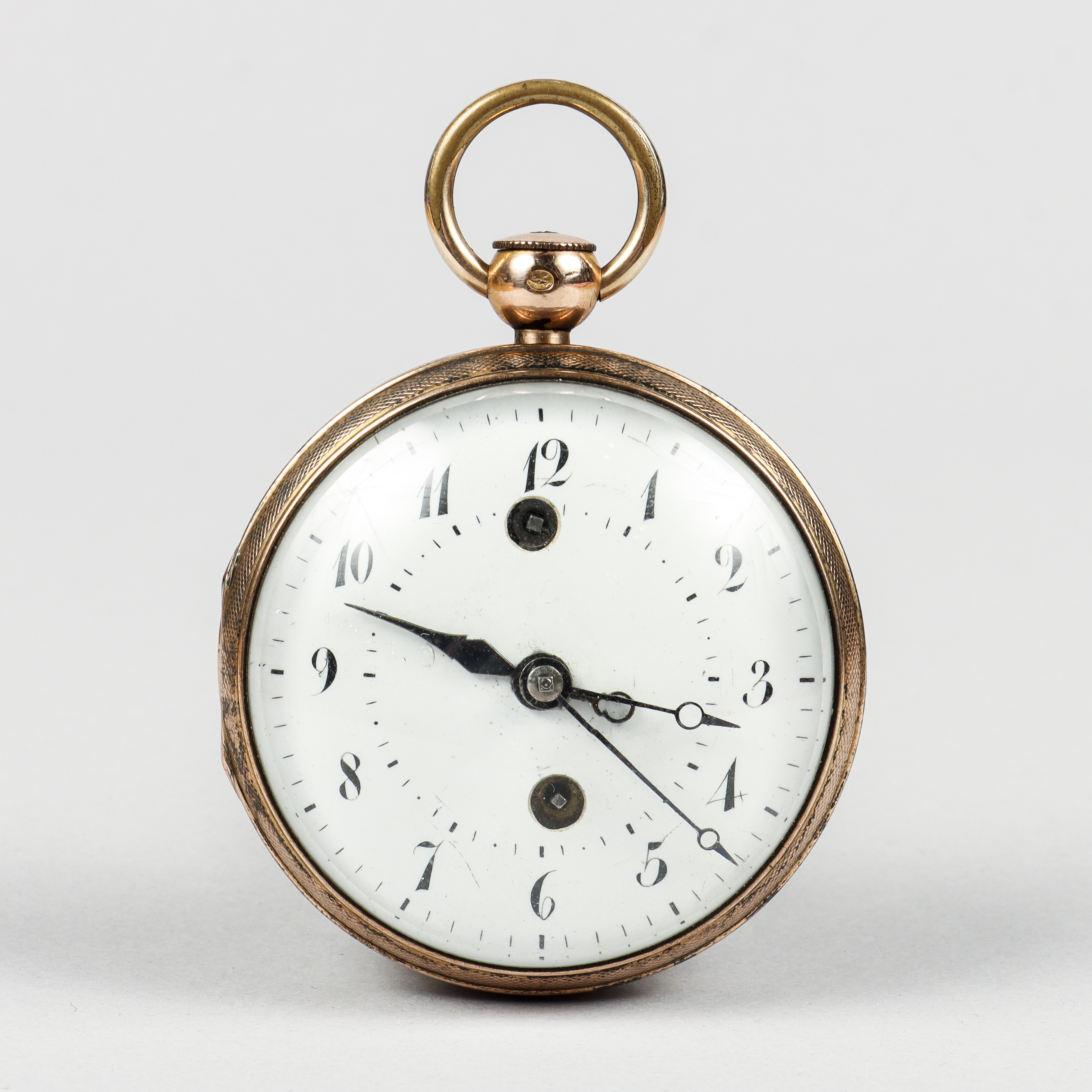 FICKUR med väckarfunktion, förgyllt silver, Frankrike, 1800-tal.