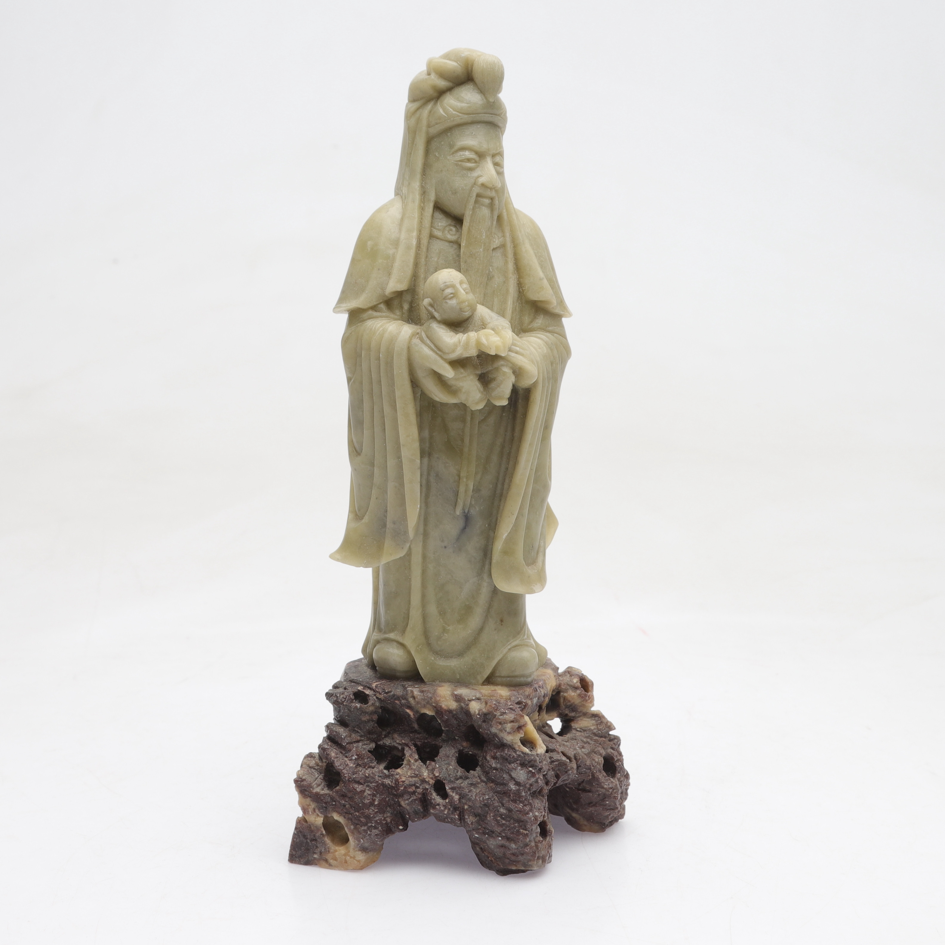 FIGURIN, Soapstone, Östasien, 1900-tal.