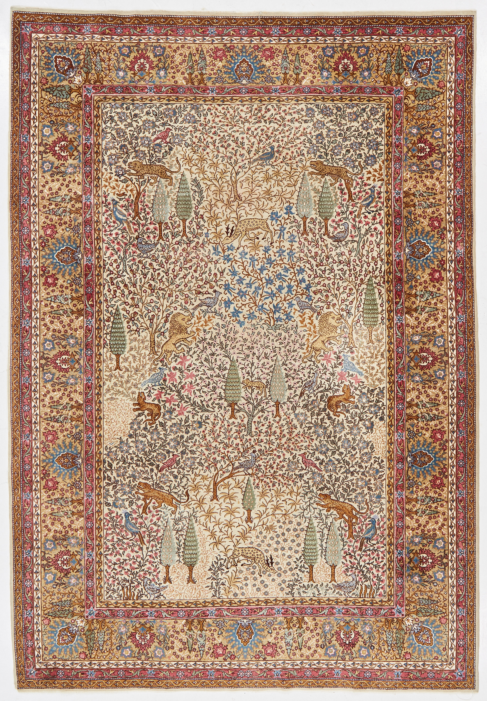 ORIENTMATTA, figural, ca 290x205 cm.