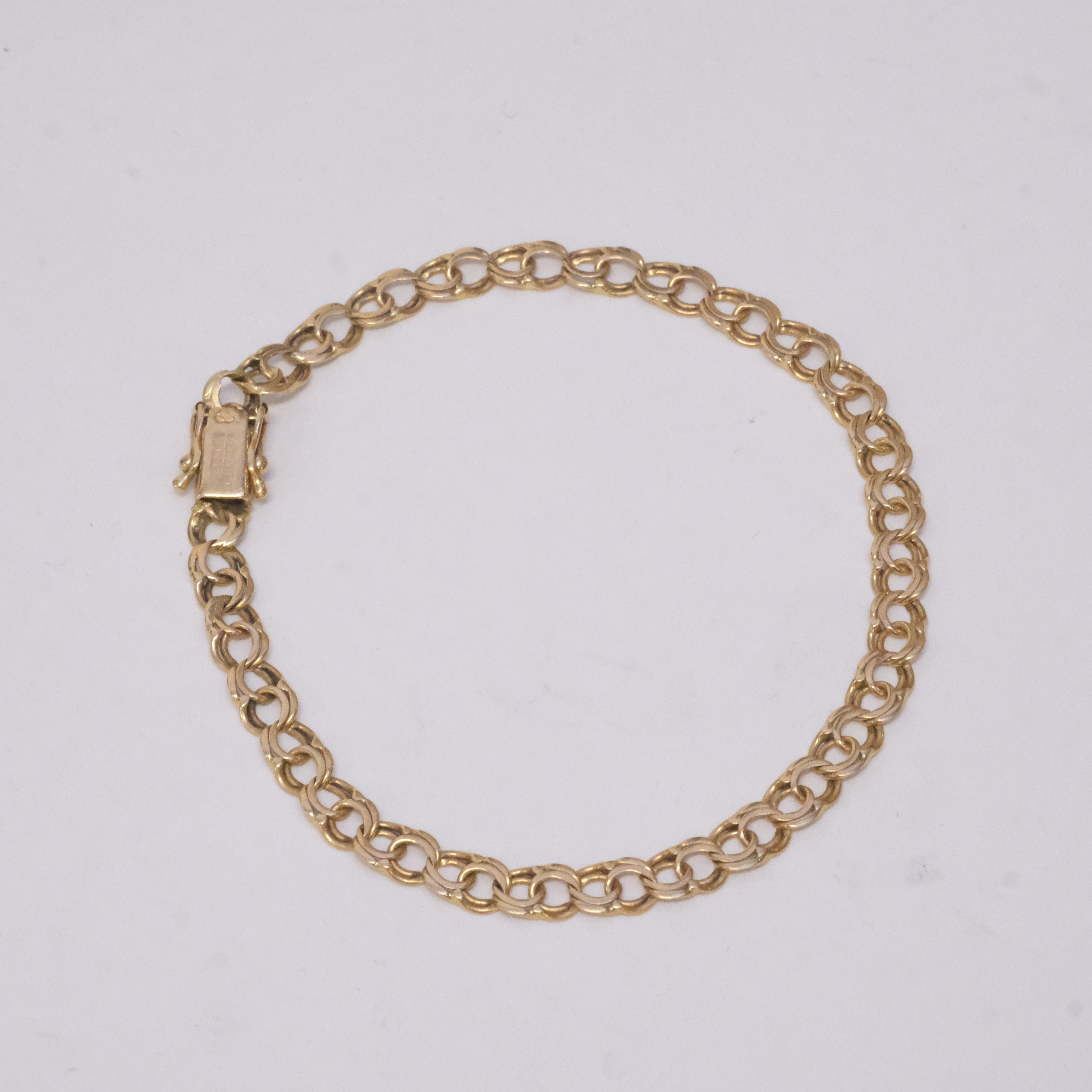 ARMBAND, BISMARKLÄNK, 18K GULD.
