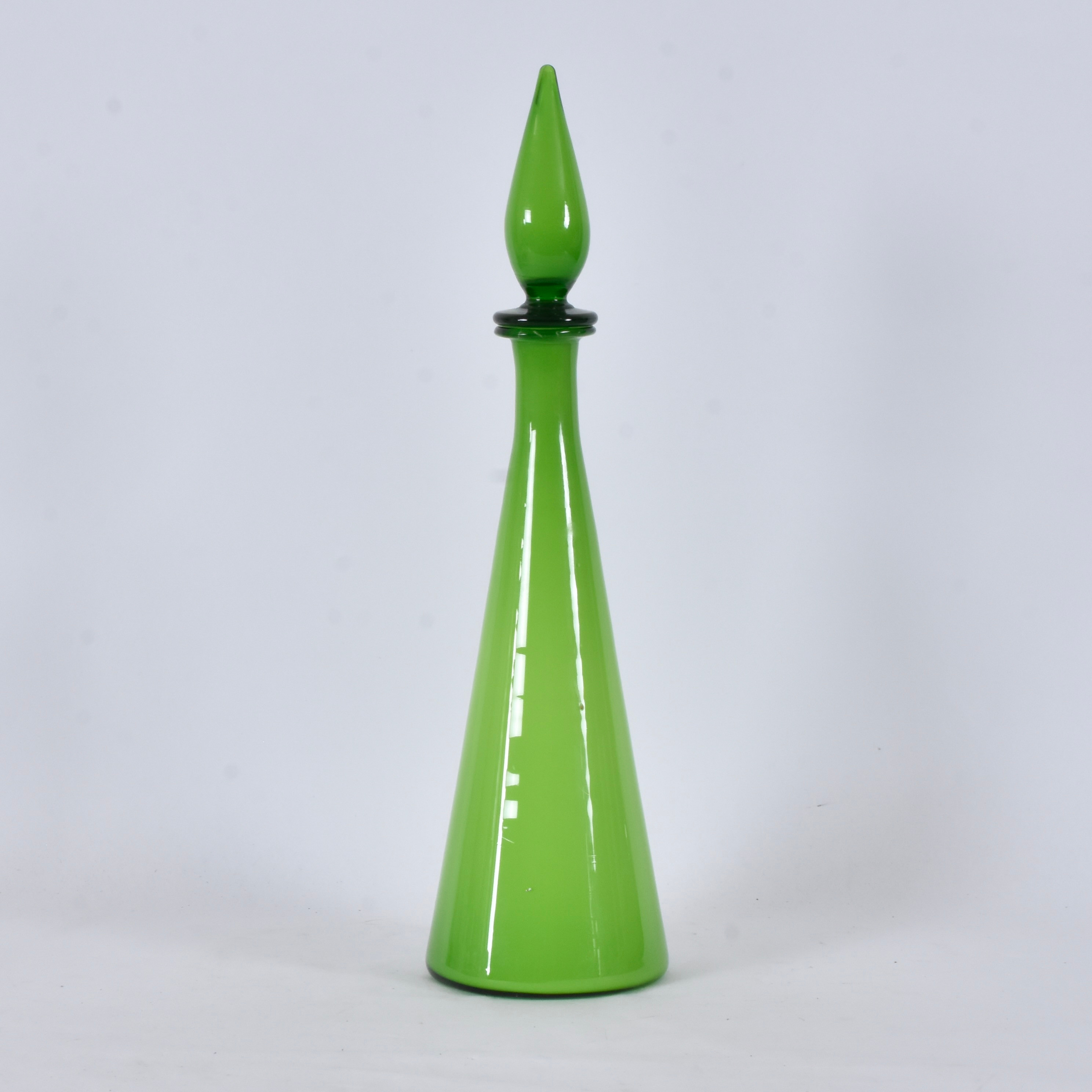 KARAFF, glas, troligen Empoli, Italien, 1950-tal.