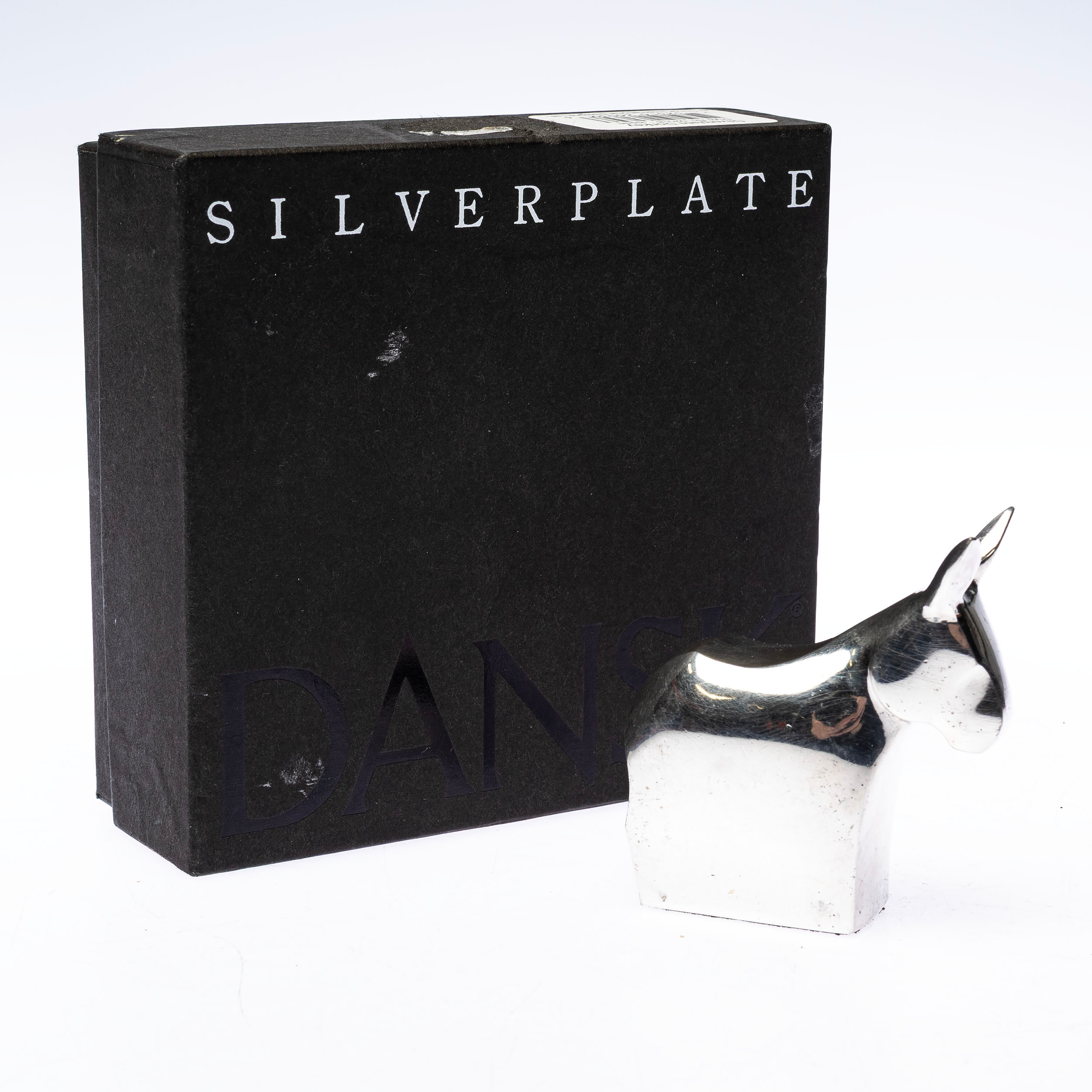 GUNNAR CYRÉN. Figurin, silverpläterad zink, Dansk Design.