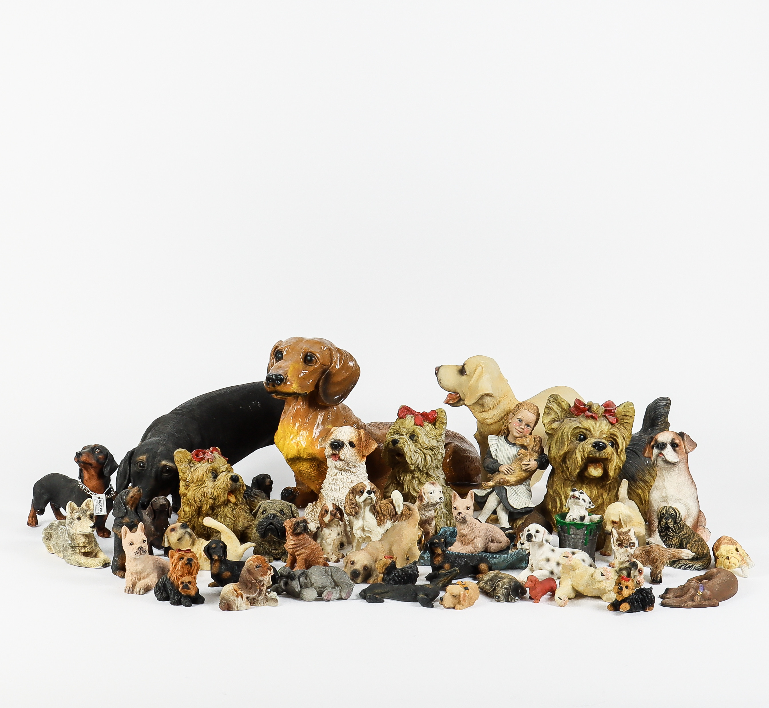 FIGURINER gjutmassa, hundtema.