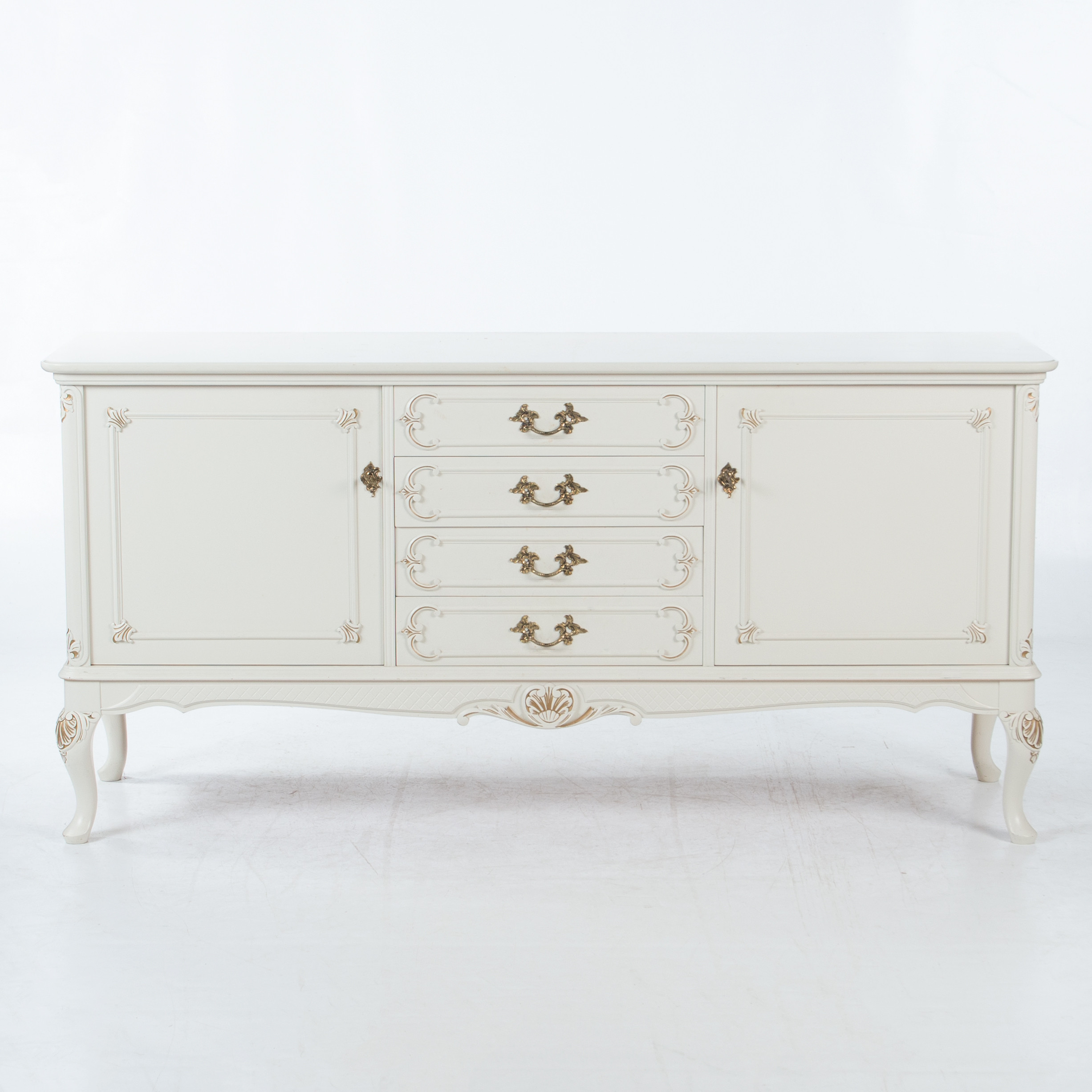SIDEBOARD/SKÄNK, rokoko-/gustaviansk stil, 1900-talets senare del.