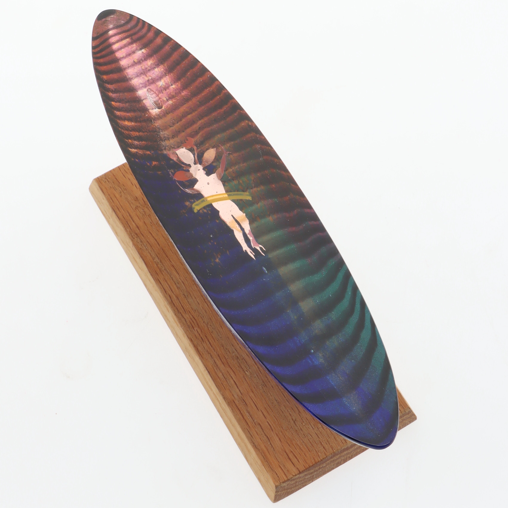 BERTIL VALLIEN. Skulptur, båt, konstglas, Kosta Boda, signerad.
