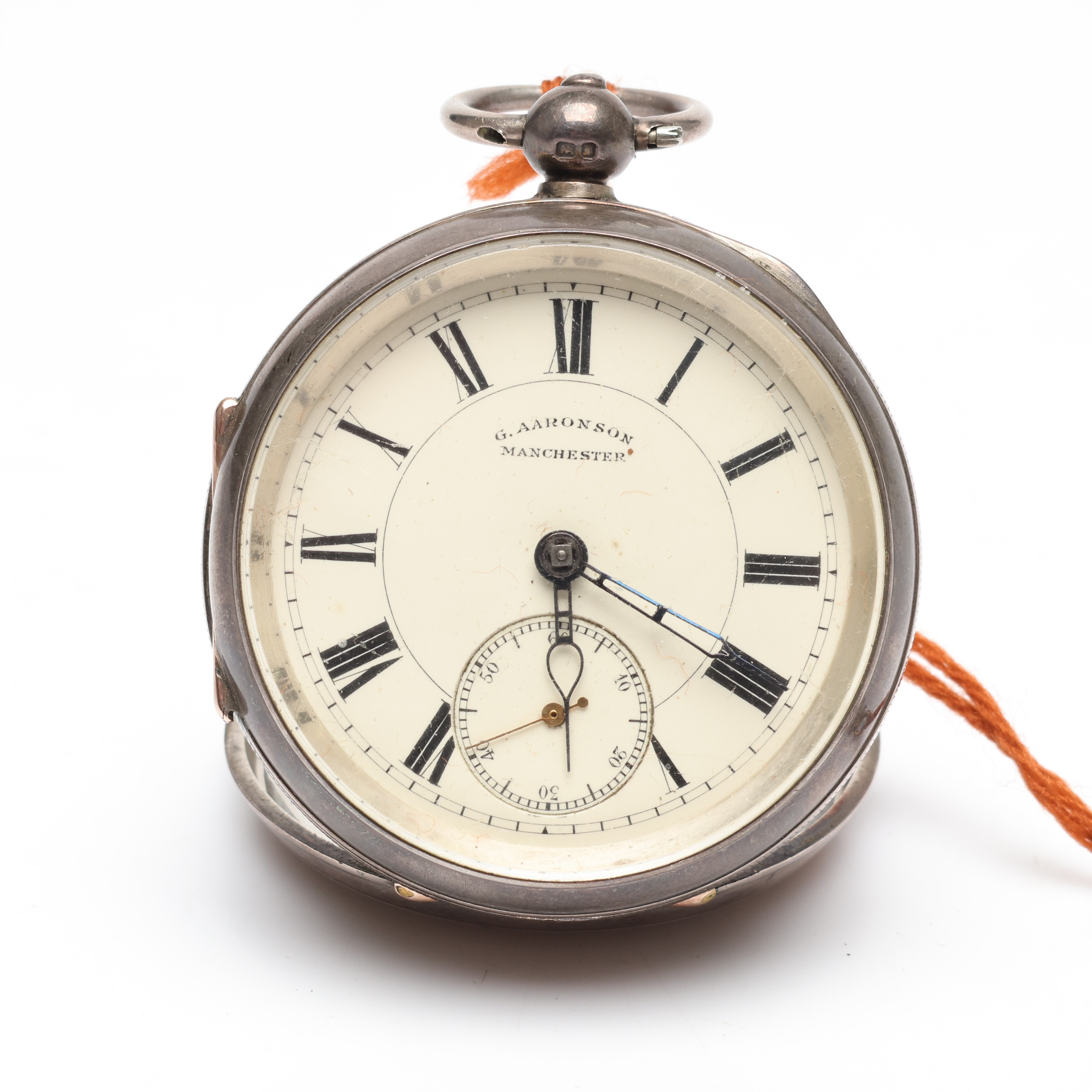 FICKUR, silver, G Aaronson Manchester, omkring 1900.
