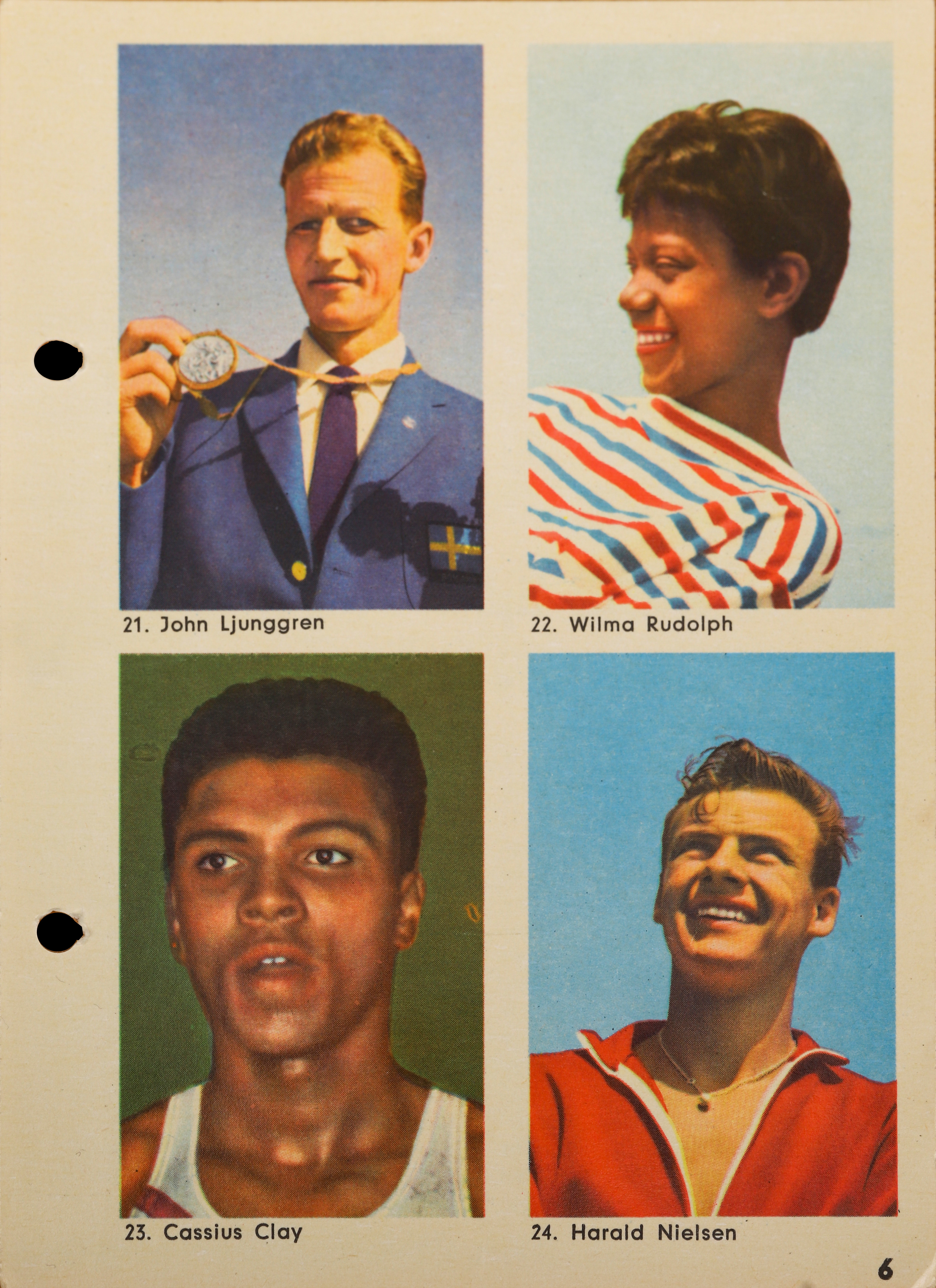 SPORTENS STJÄRNOR. Med bl.a. Cassius Clay. Hemmets Journal. 20 numrerade sidor samt en onumrerad. Original omslag.