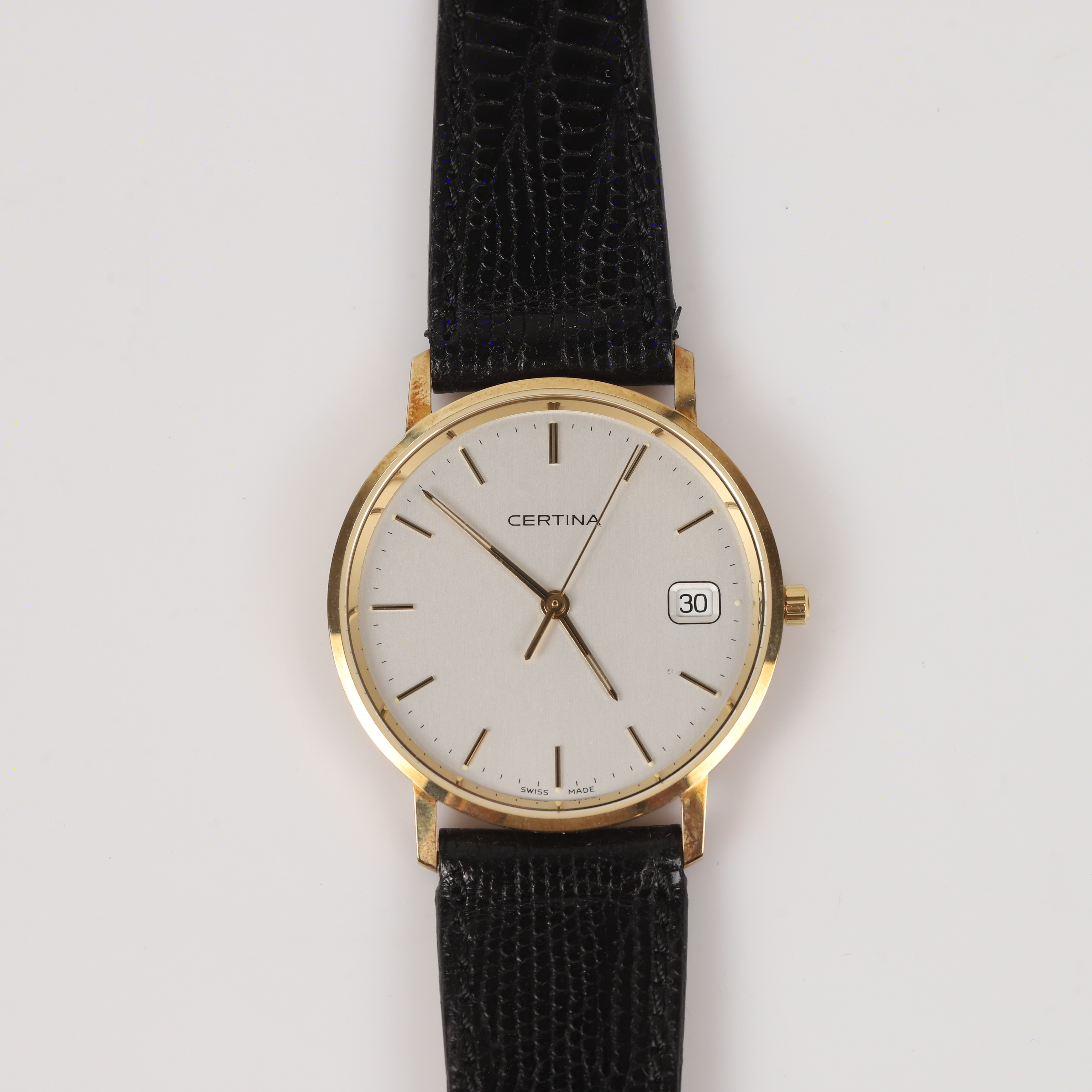ARMBANDSUR, Certina quartz, 14 K guld.