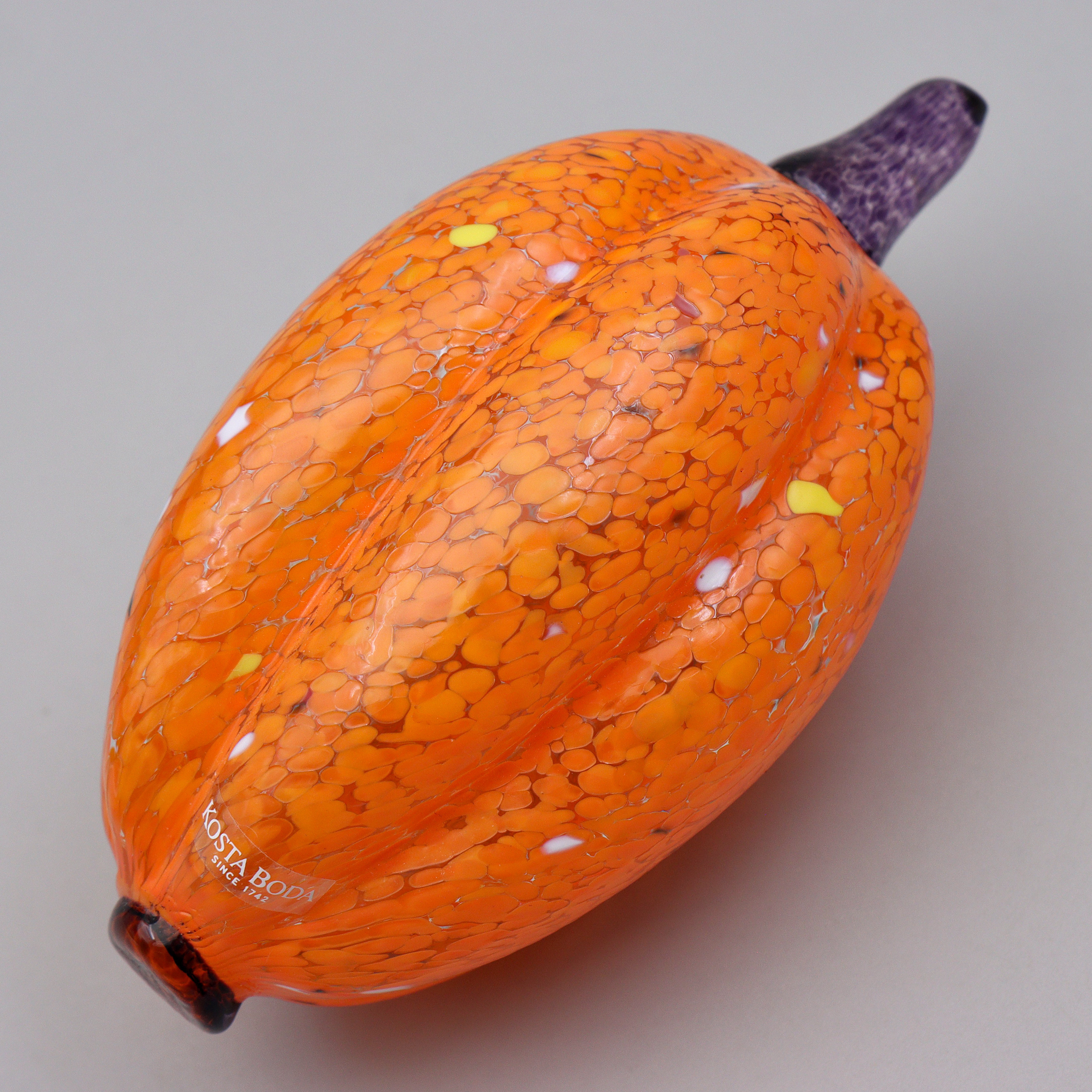 GUNNEL SAHLIN. "FRUTTERIA" GLASFRUKT, SIGNERAD, KOSTA BODA.