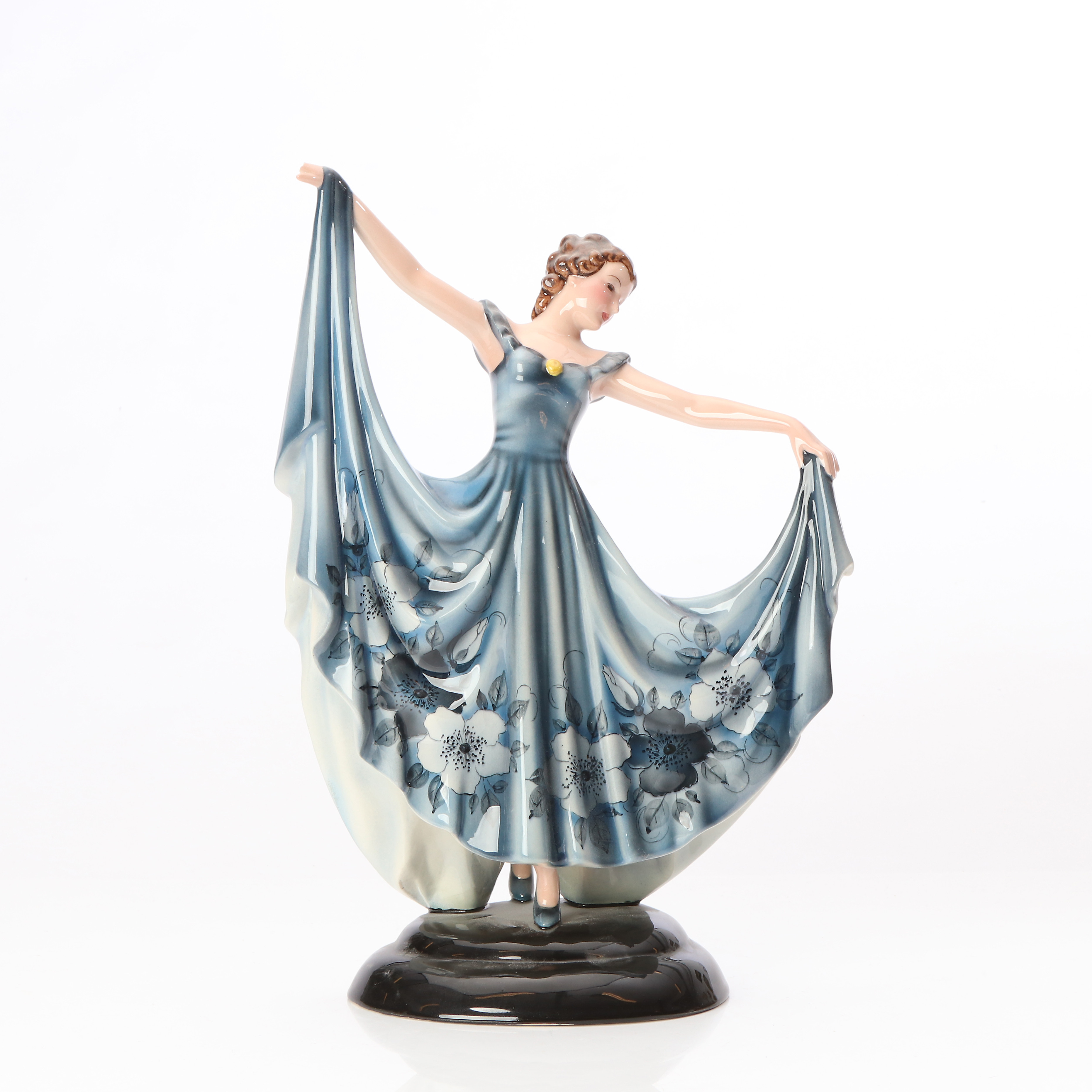 STEPHAN DAKON. FIGURIN. Keramik. Art Deco-dam. Keramos, Wien.