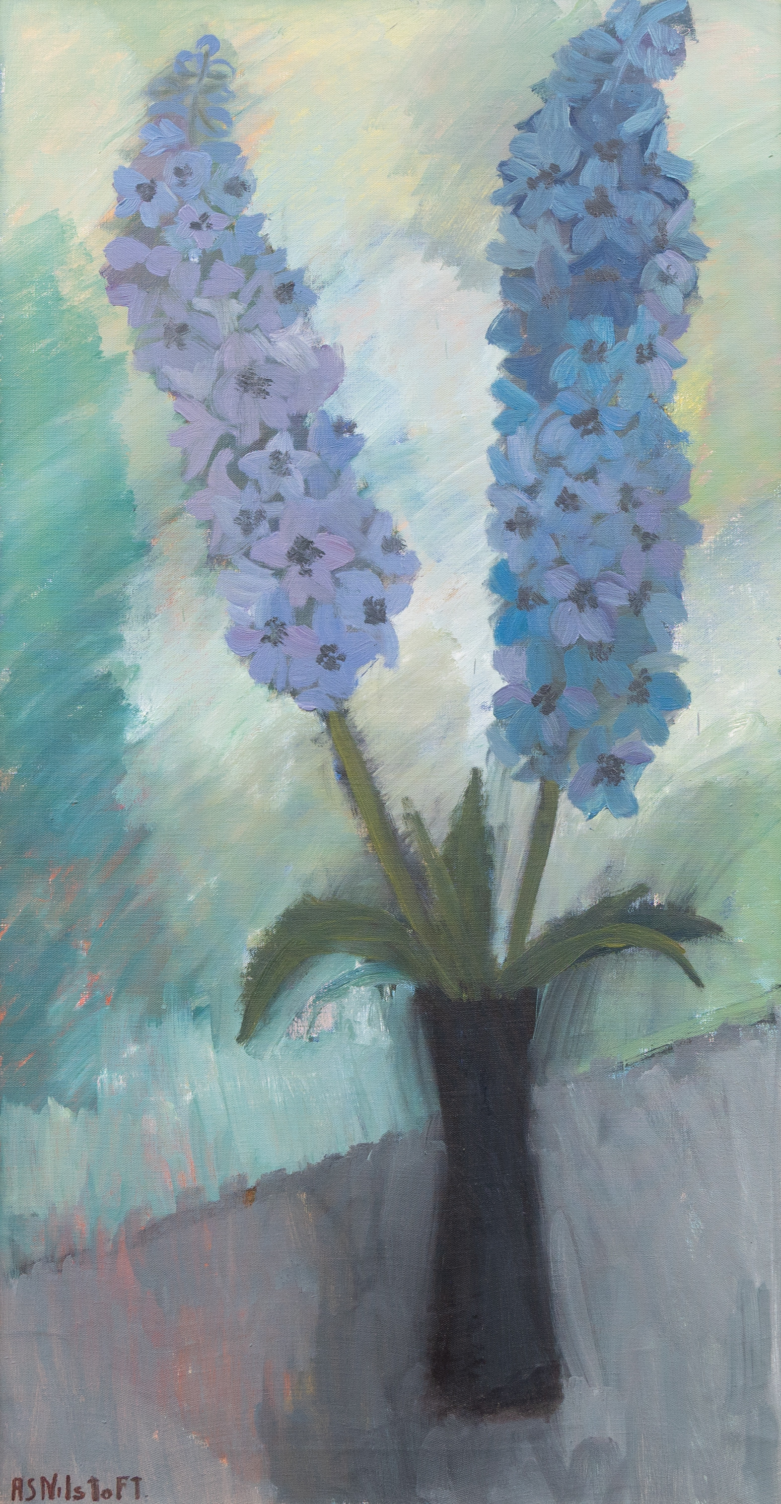 ANNA-STINA LORENTZE NILSTOFT (1928–2017). Stilleben, olja på duk, signerad.