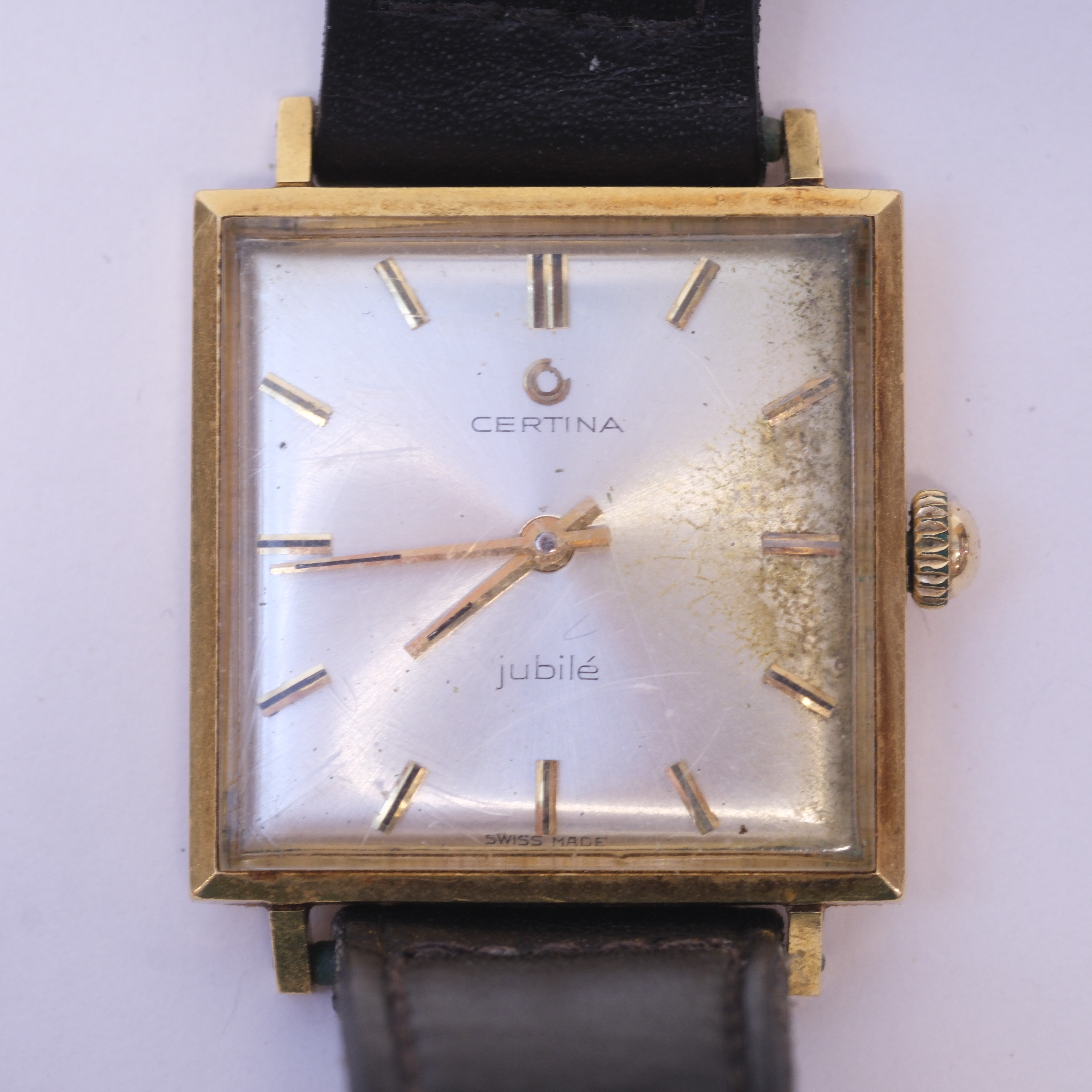 ARMBANDSUR, 18K GULD, CERTINA, "JUBILÉ", MANUELL, 29MM, 1960-70-TAL.