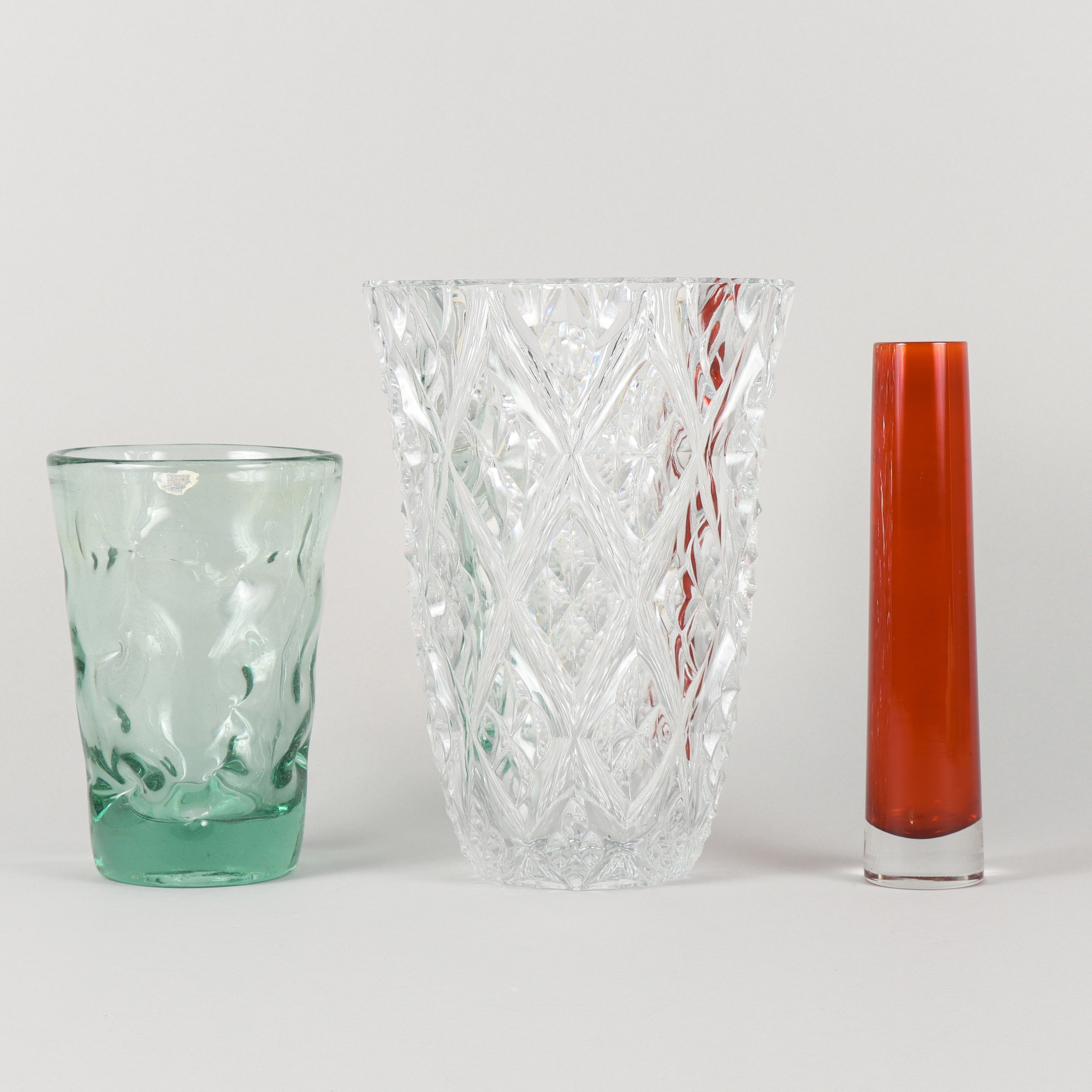 VASER 3 stycken, glas.
