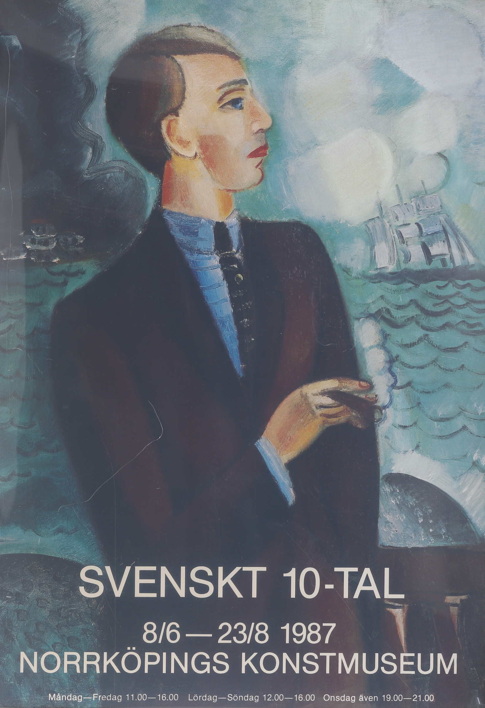 AFFISCH, Svenskt 10-tal Norrköpings Konstmuseum 1987.