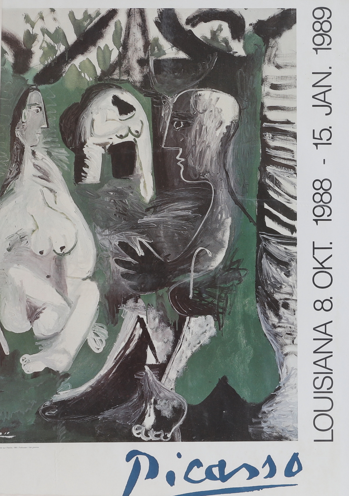 AFFISCH, Picasso, Louisiana 1988/89.