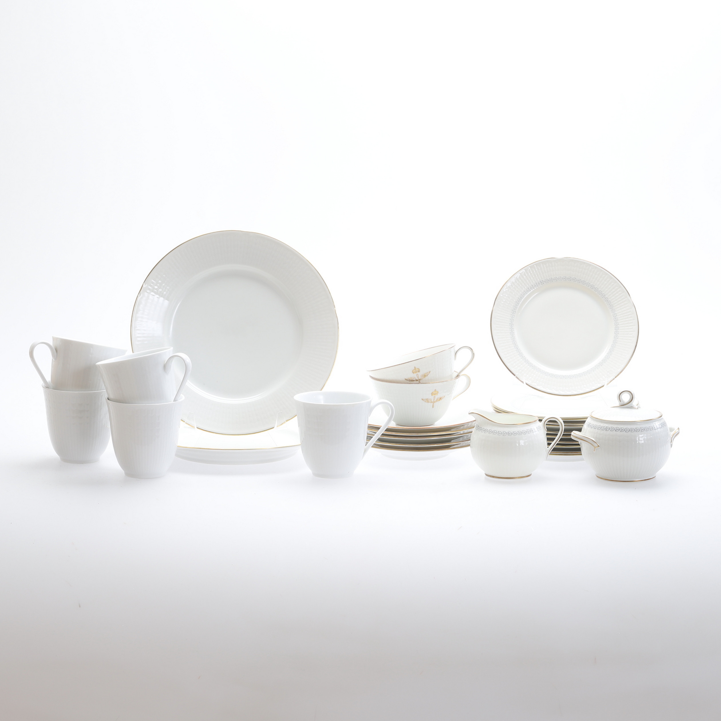 SERVISDELAR, 20 delar, "Swedish grace", Rörstrand.
