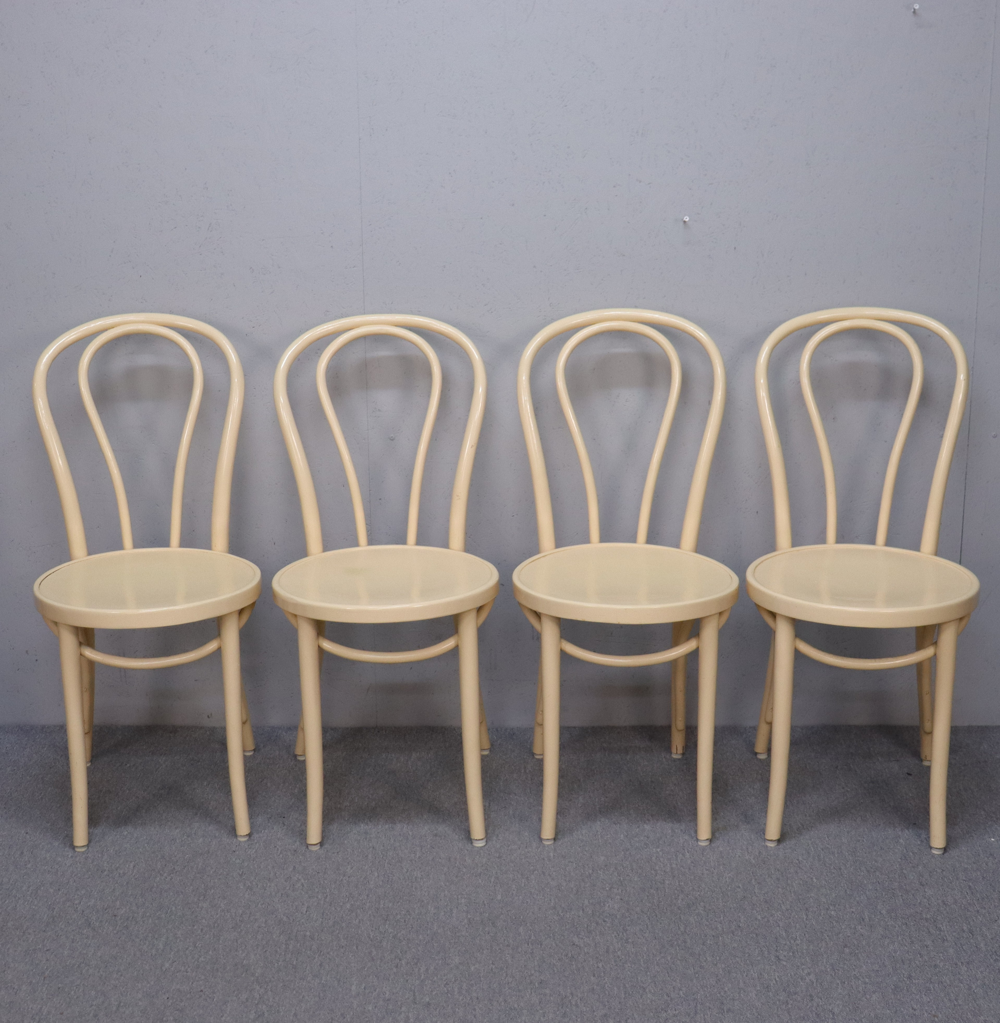 GILLIS LUNDGREN. "Öglan", stolar, IKEA, 1970/80-tal, 4 st.