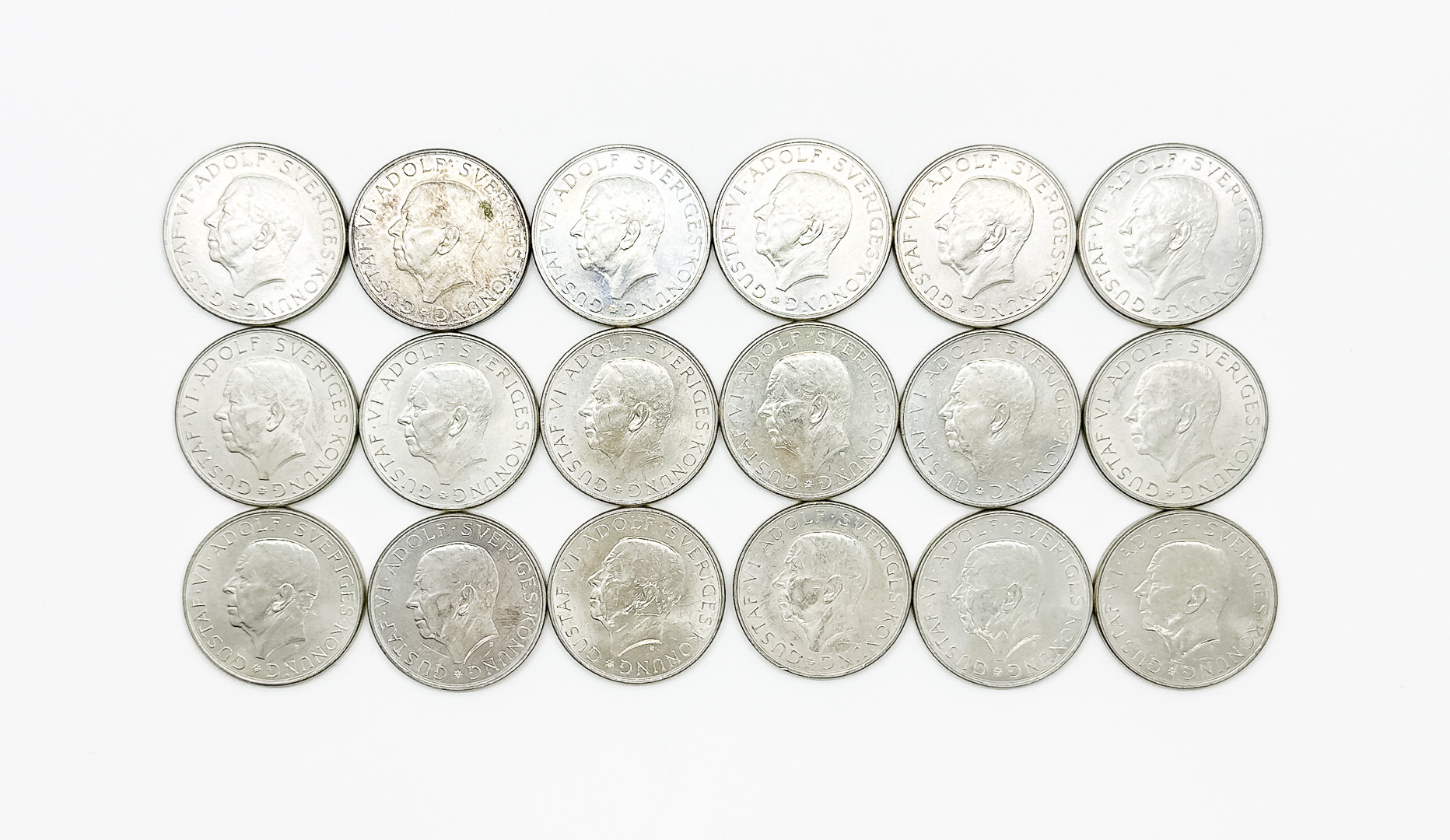 18st 10kr Jubileumsmynt 1972. Sverige.