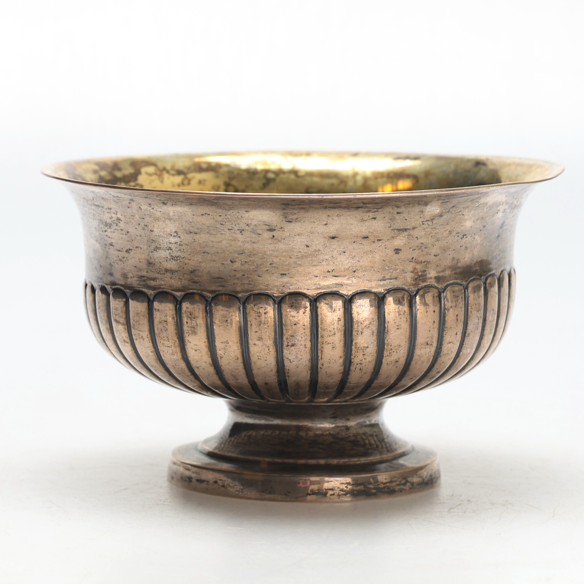 SKÅL, silver 316gram, Gustav Möllenborg, Stockholm 1832.