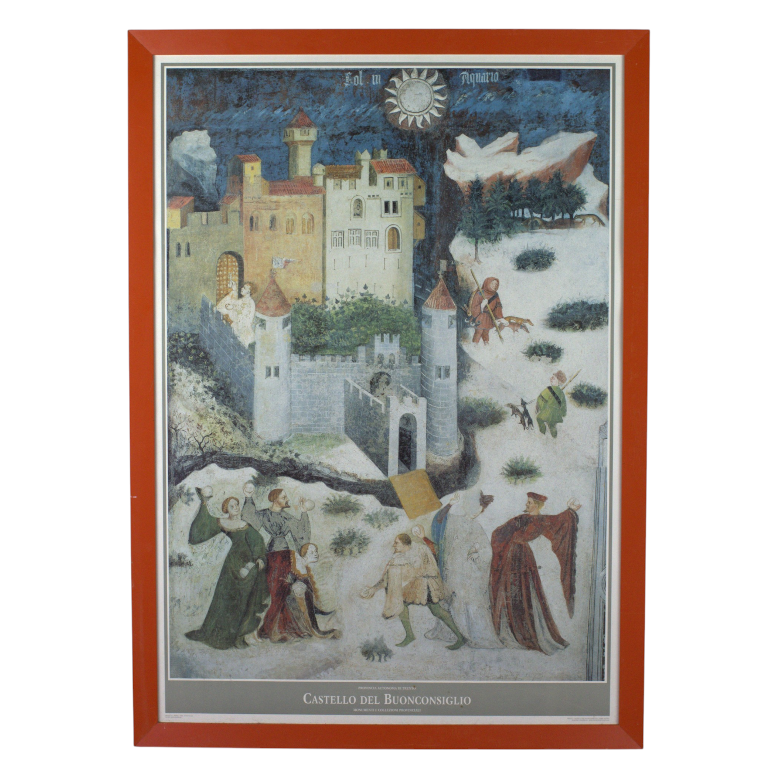 UTSTÄLLNINGSAFFISCH, Castello del Buonconsiglio, Italien.