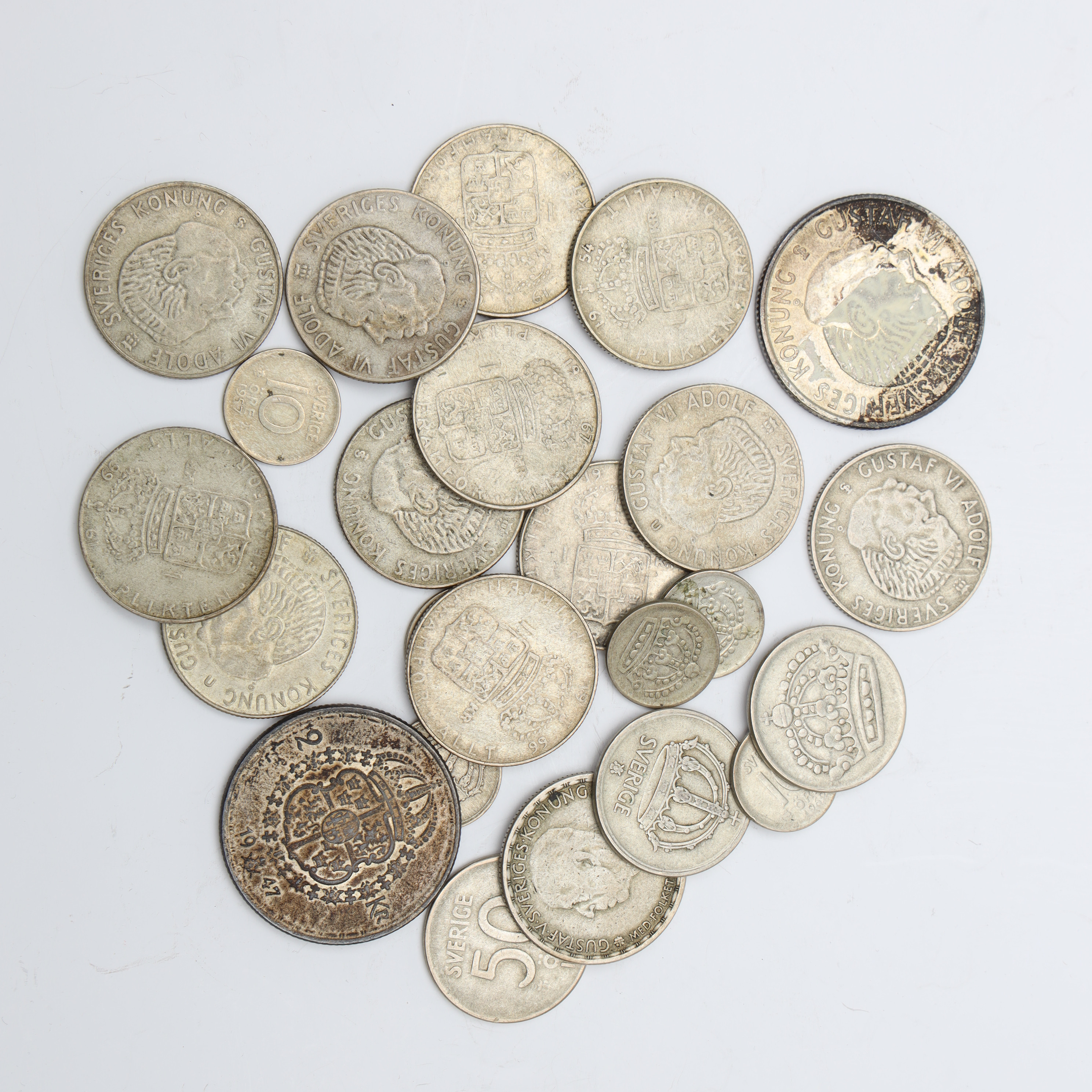 PARTI SILVERMYNT, finvikt ca 56 gram.