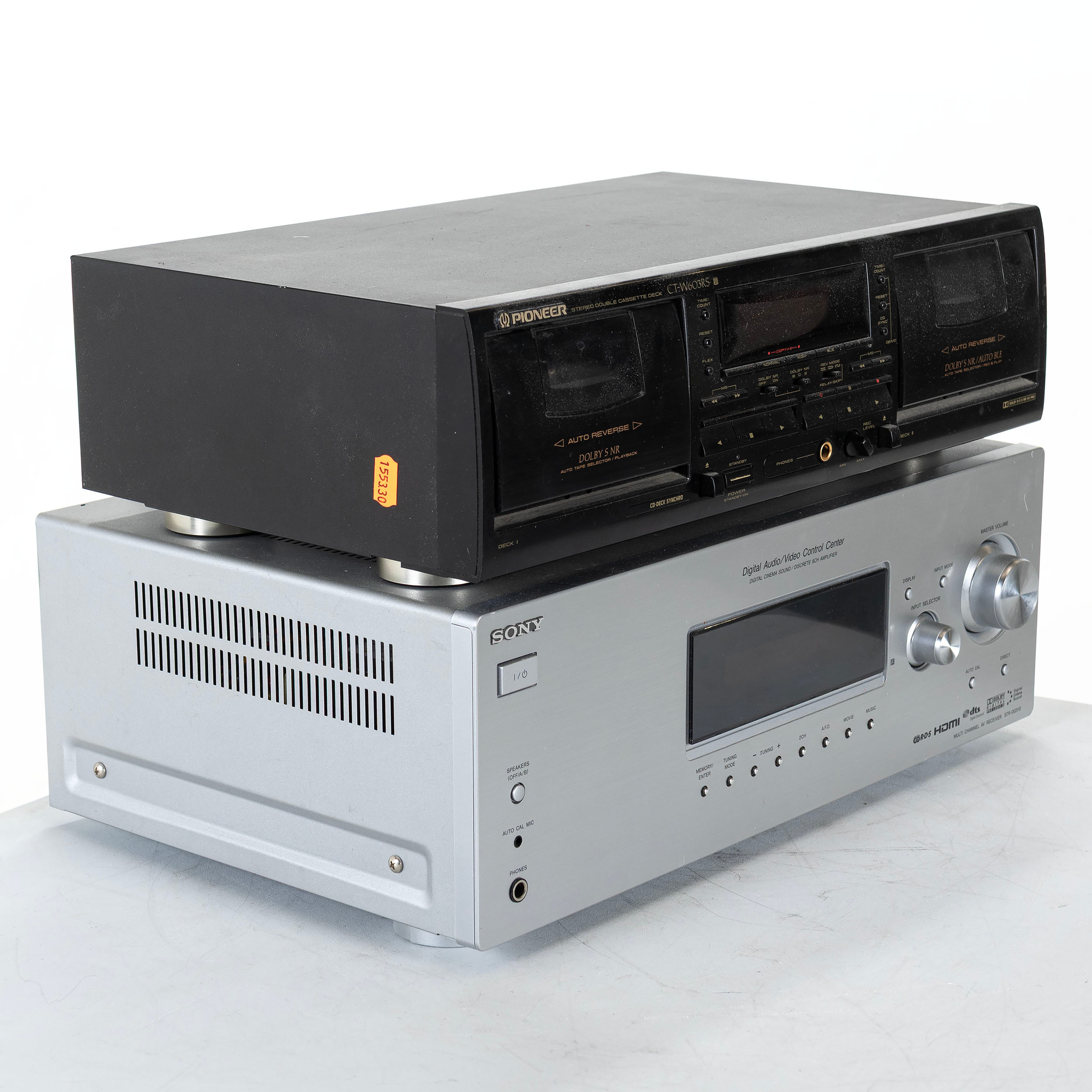 FÖRSTÄRKARE & KASETTDÄCK, Pioneer / Sony.