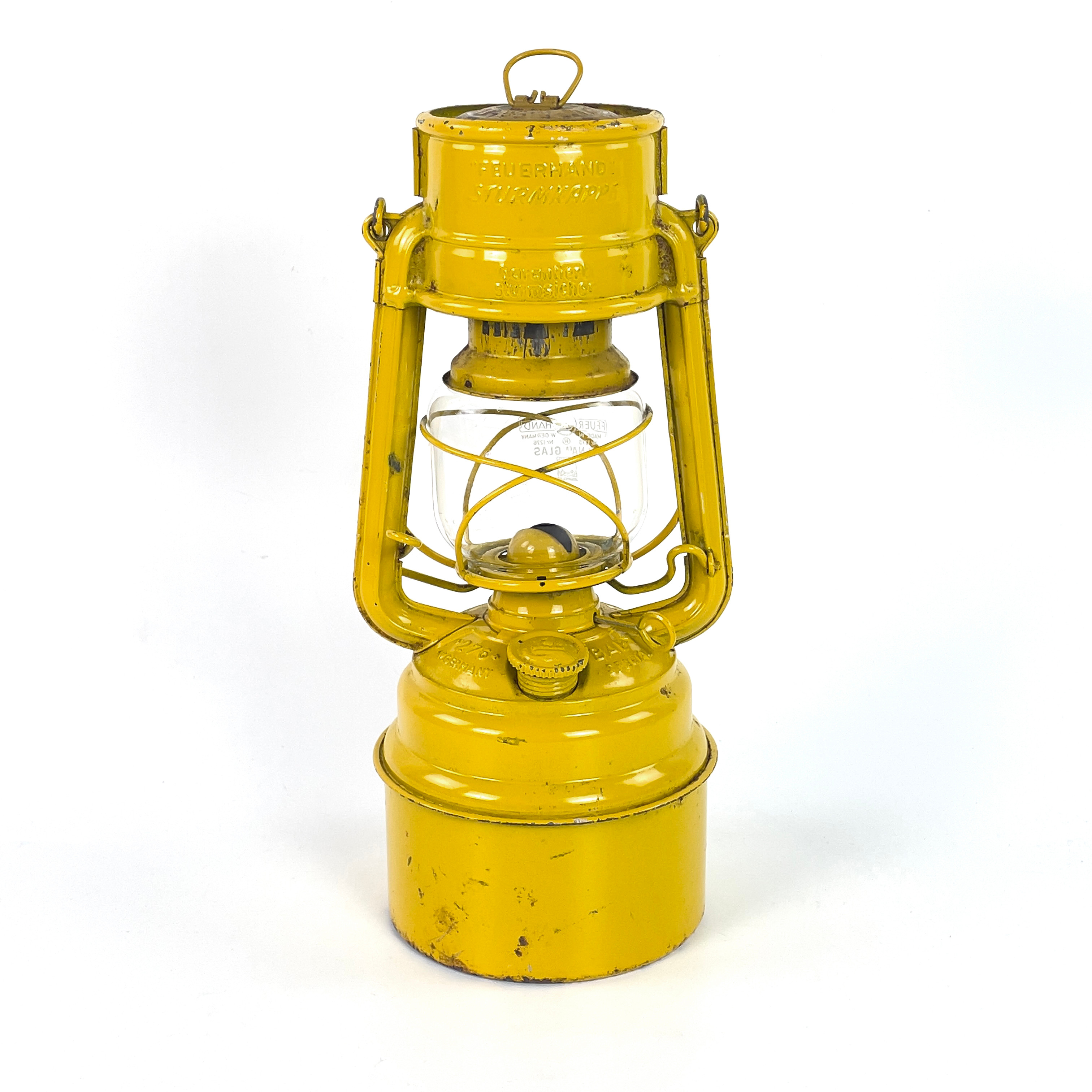 STORMLYKTA, lackerad metall/glas, "Baby special 276", Hermann Nier Feuerhand, Västtyskland, 1900-talets andra hälft.