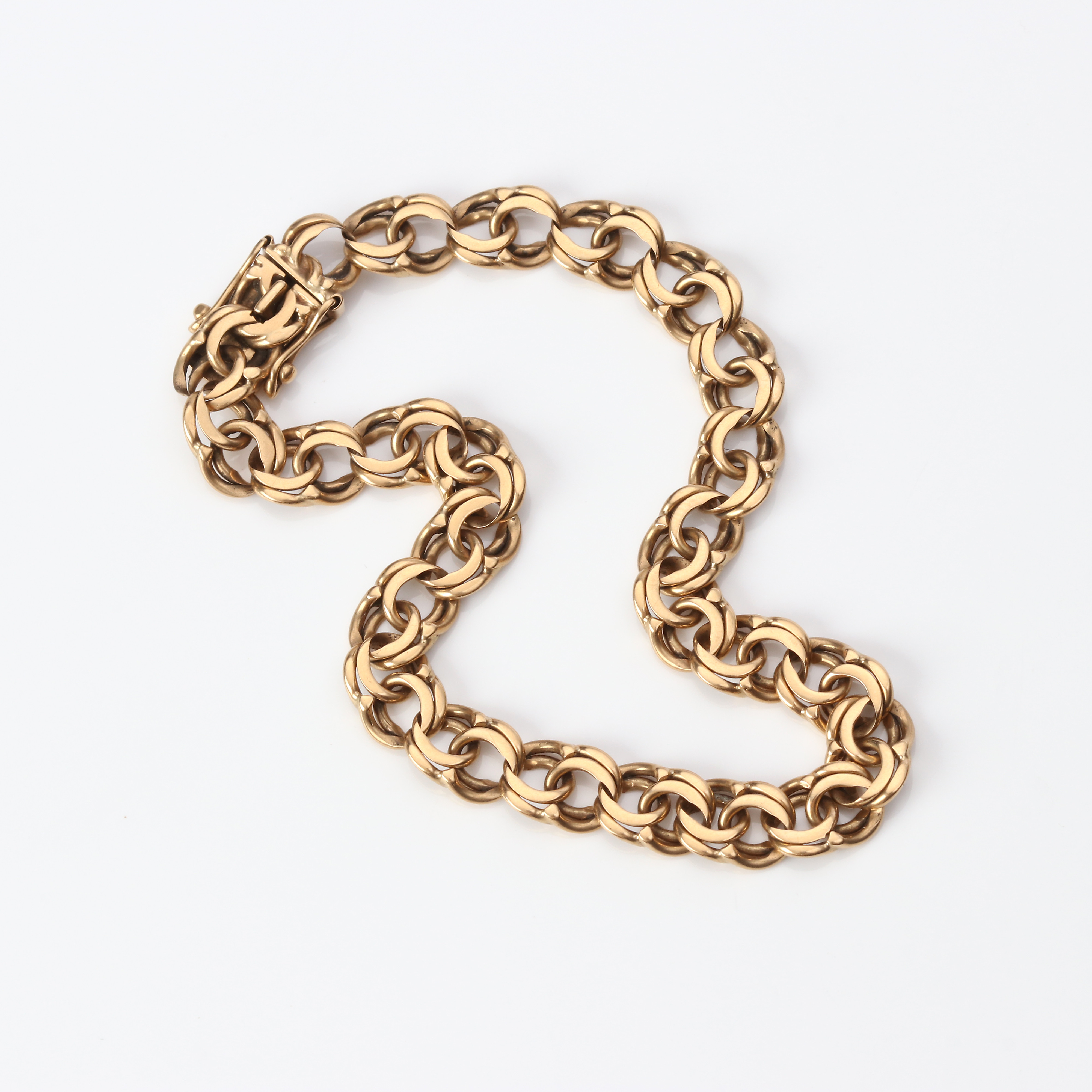 ARMBAND, BISMARCKLÄNK. 18k guld, vikt ca 20,4 gram.