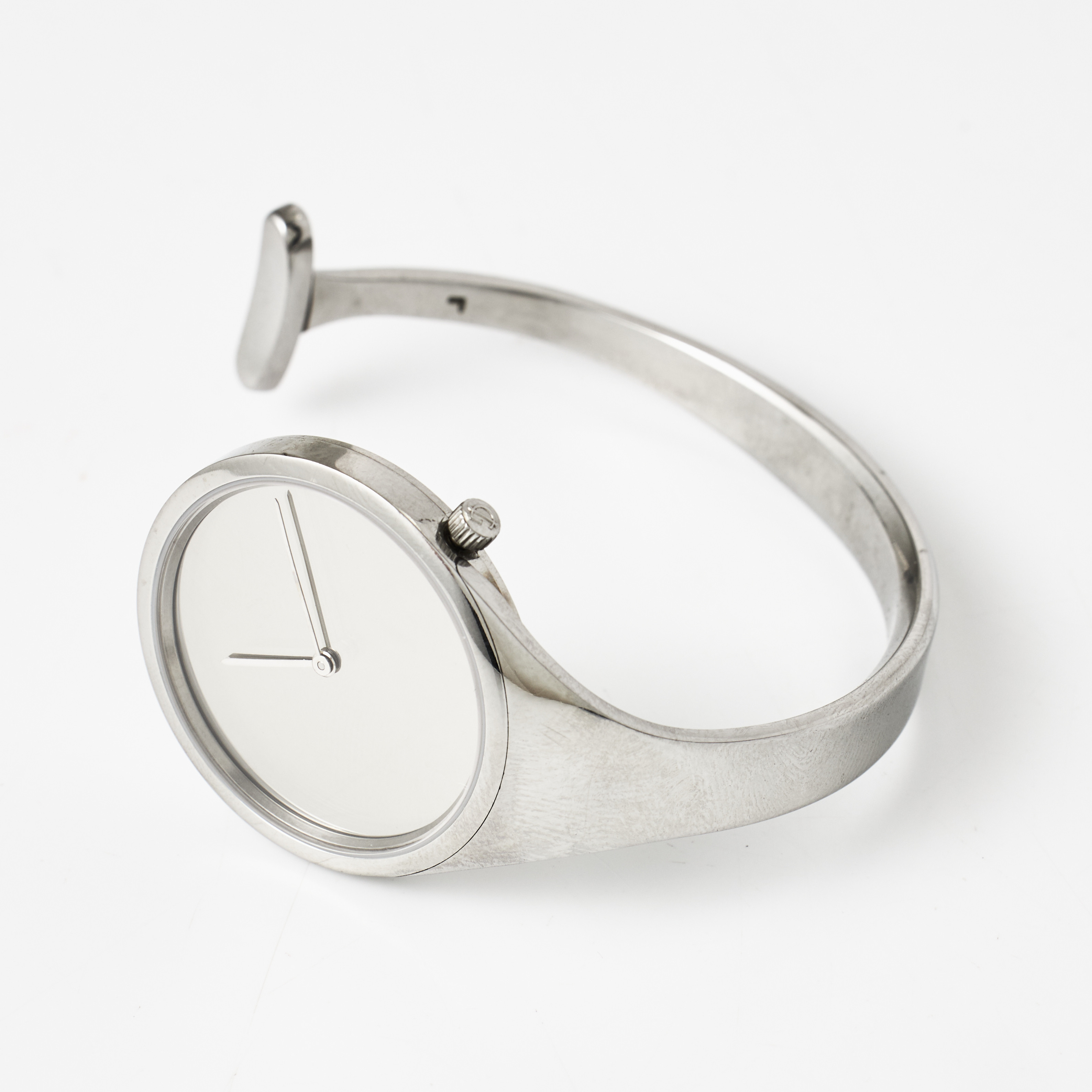 VIVIANNA TORUN BÜLOW-HÜBE. "Vivianna", armbandsur, stål, quartz, spegelurtavla, safirglas, bygellänk, design no 326, Georg Jensen, Denmark.