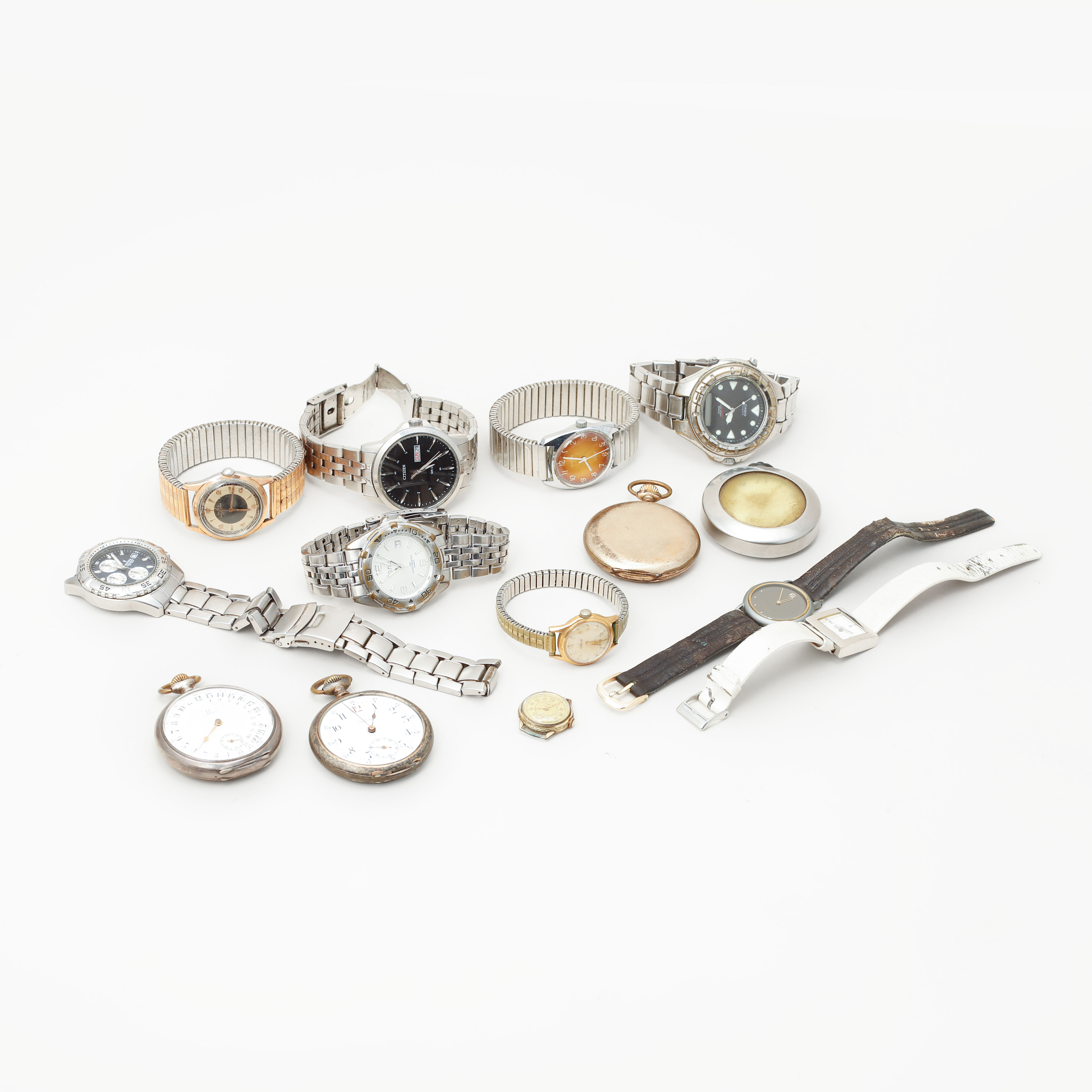 ARMBANDSUR OCH FICKUR, 14 st.