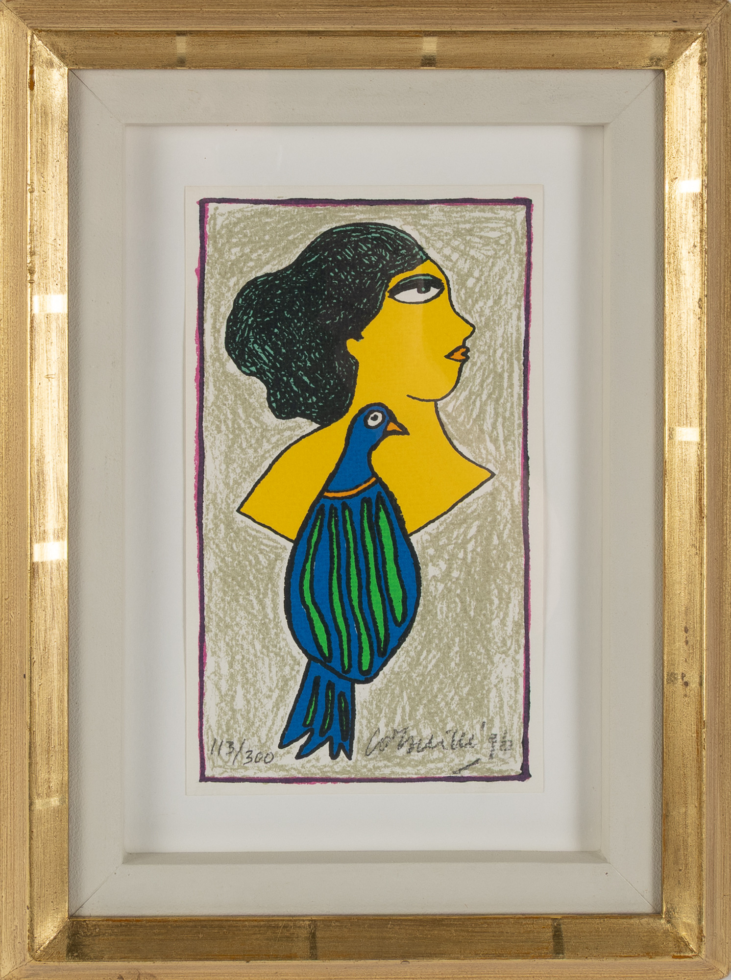 BEVERLOO CORNEILLE. Litografi, signerad, daterad -96, numrerad 113/300.