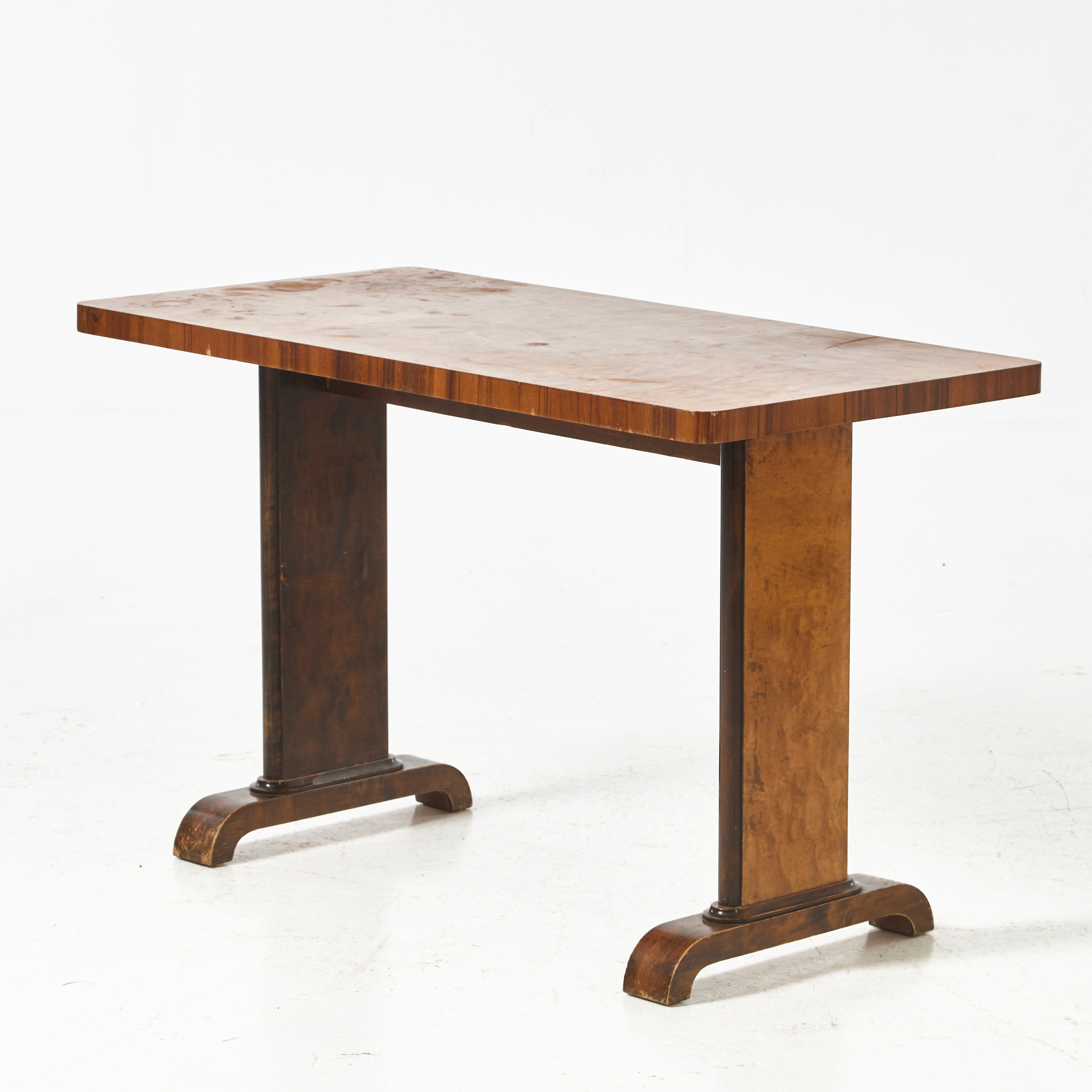 SOFFBORD, fanerat i björk och jakaranda, 1930-tal, Art Deco / Funkis.