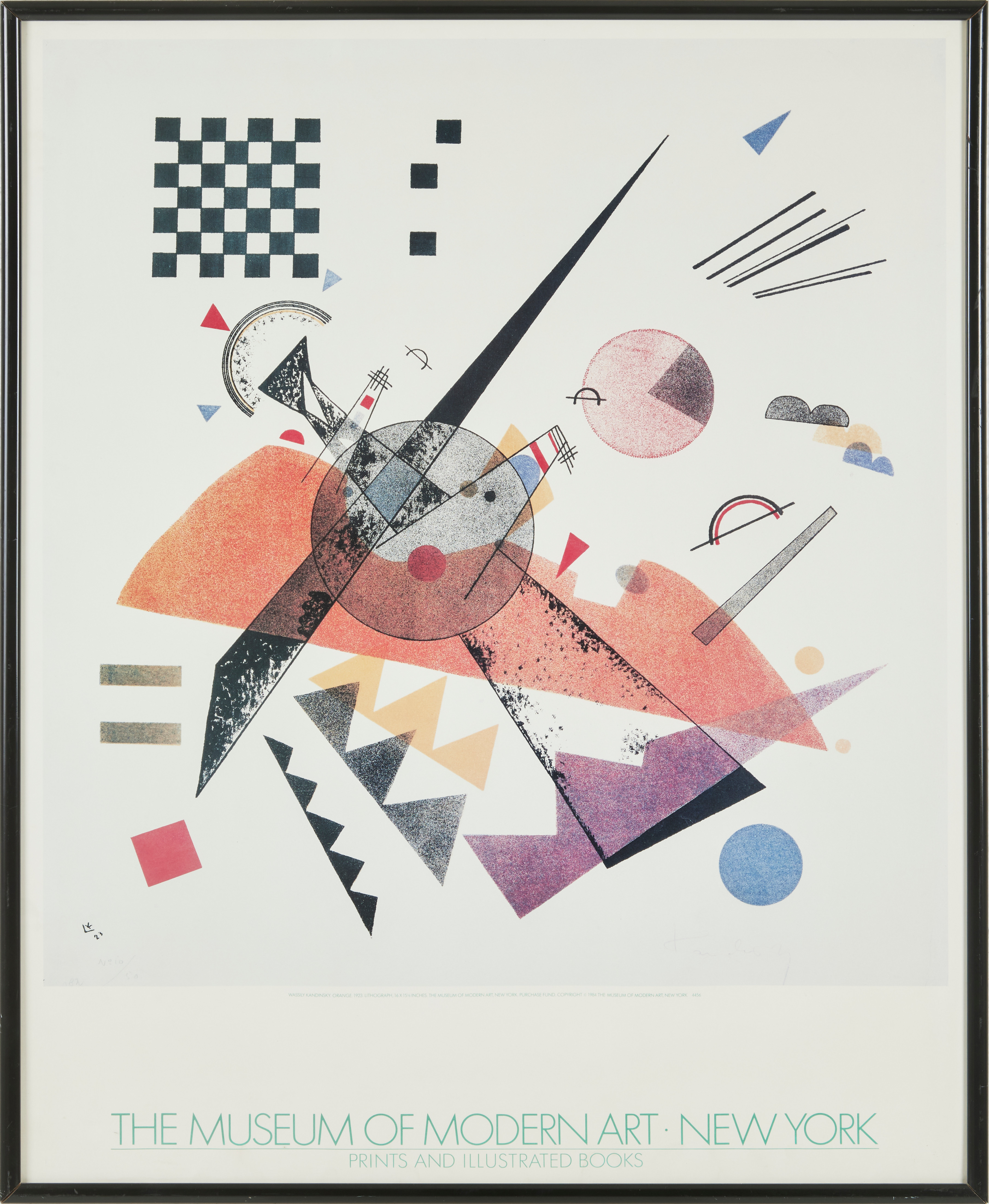 UTSTÄLLNINGSAFFISCH, The Museum of Modern art, New York, Prints and illustrated books 1984.