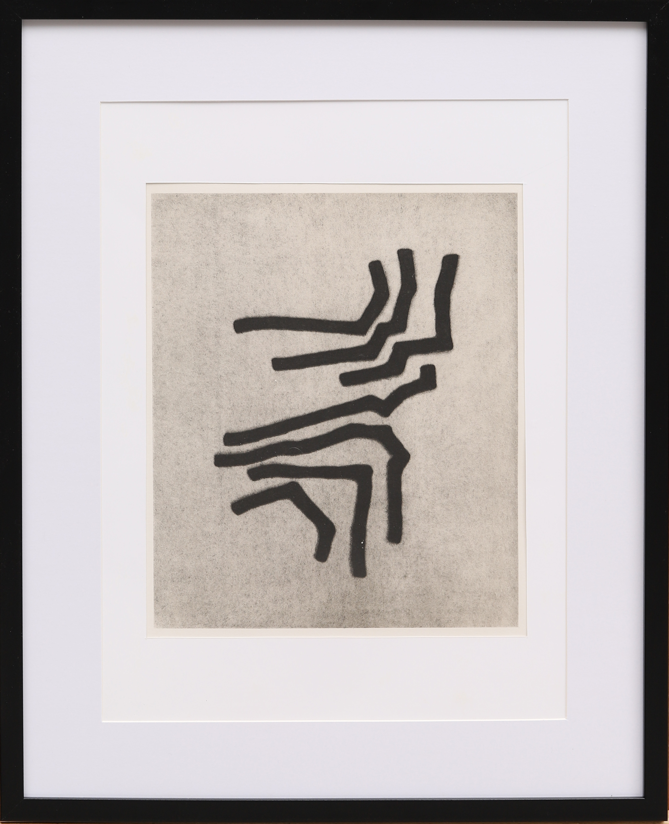 EDUARDO CHILLIDA. EFTER. Litografi, ur Derrière le Miroir nr 195 1971.