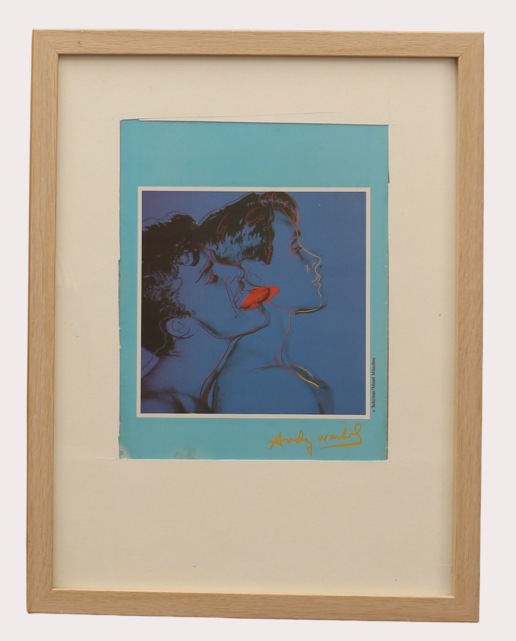 ANDY WARHOL. Tryck, "Querelle".