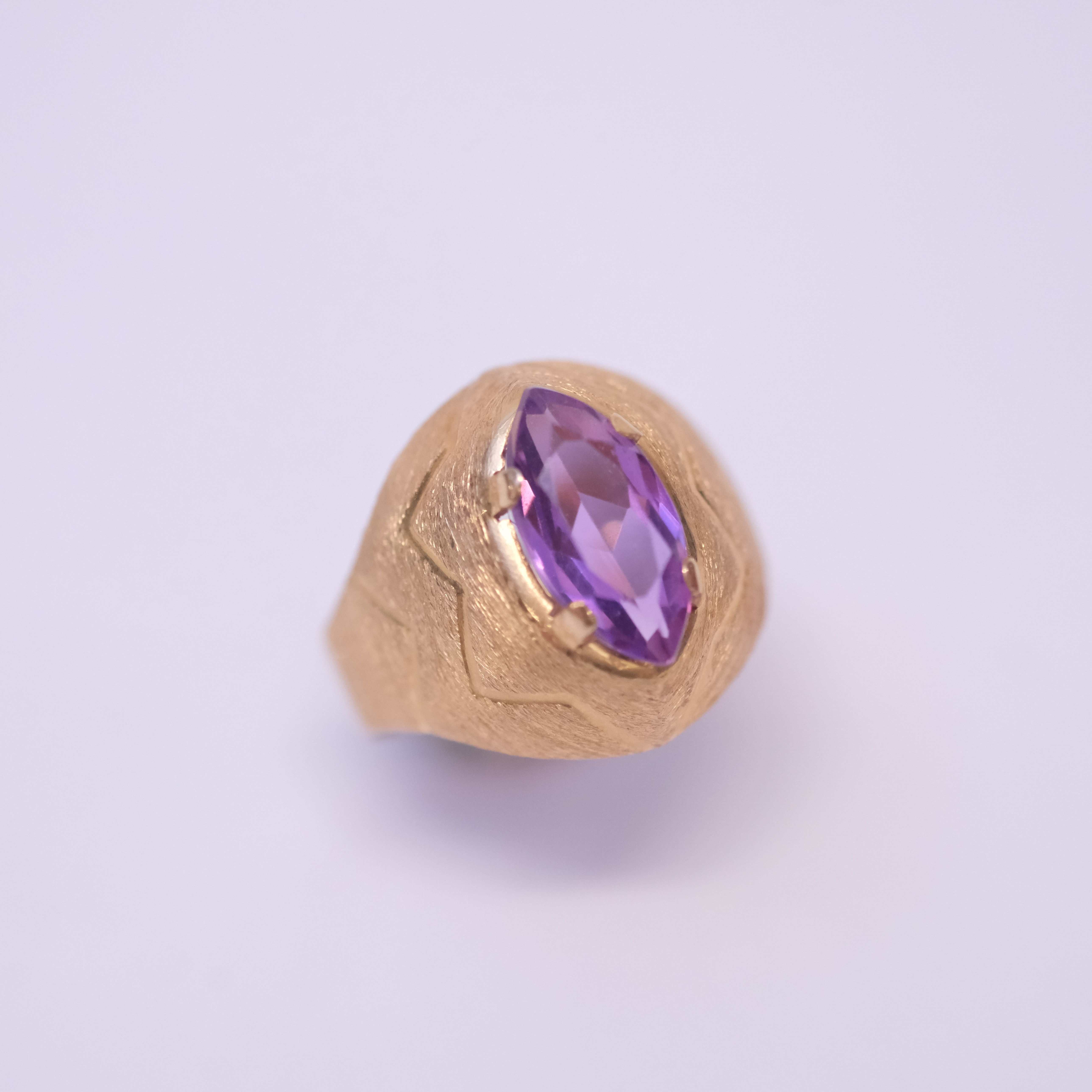 RING MED SAFIR, 18K GULD.