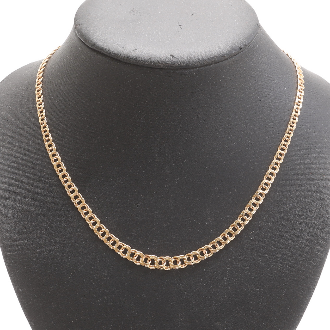 COLLIER, 18 k guld, Bismarck.