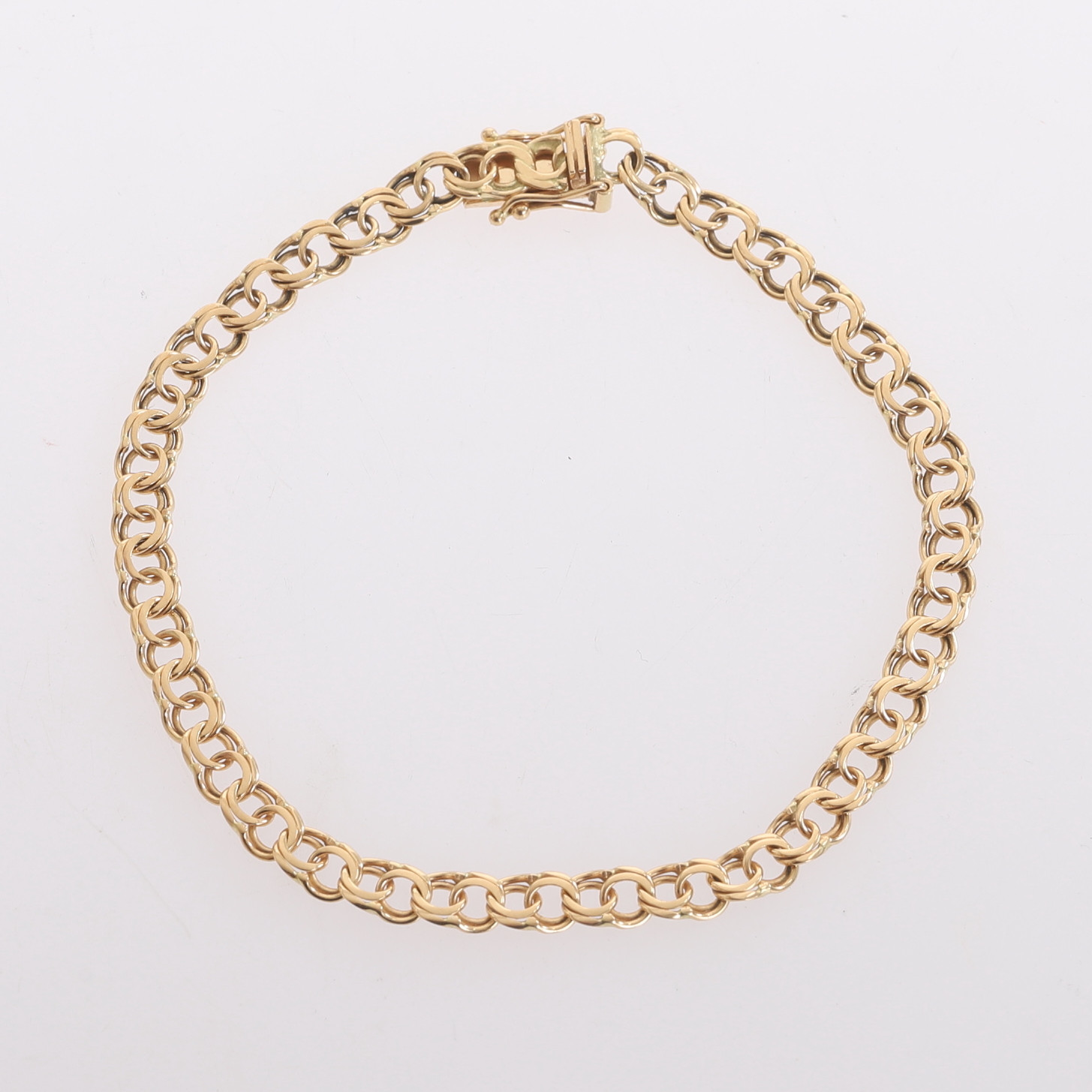 ARMBAND, 18 k guld, Bismarck.