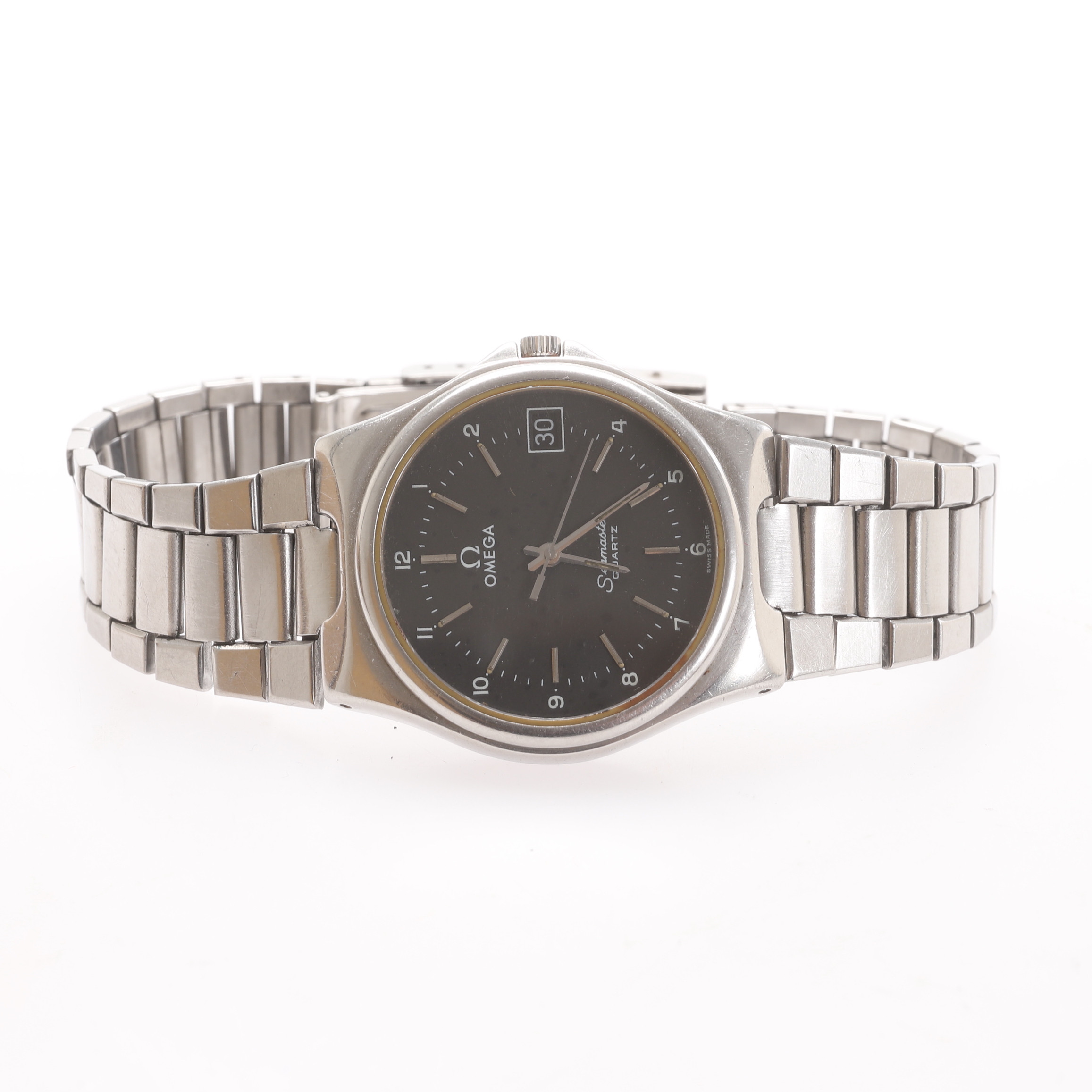 HERRARMBANDSUR, stål, Seamaster, Omega.