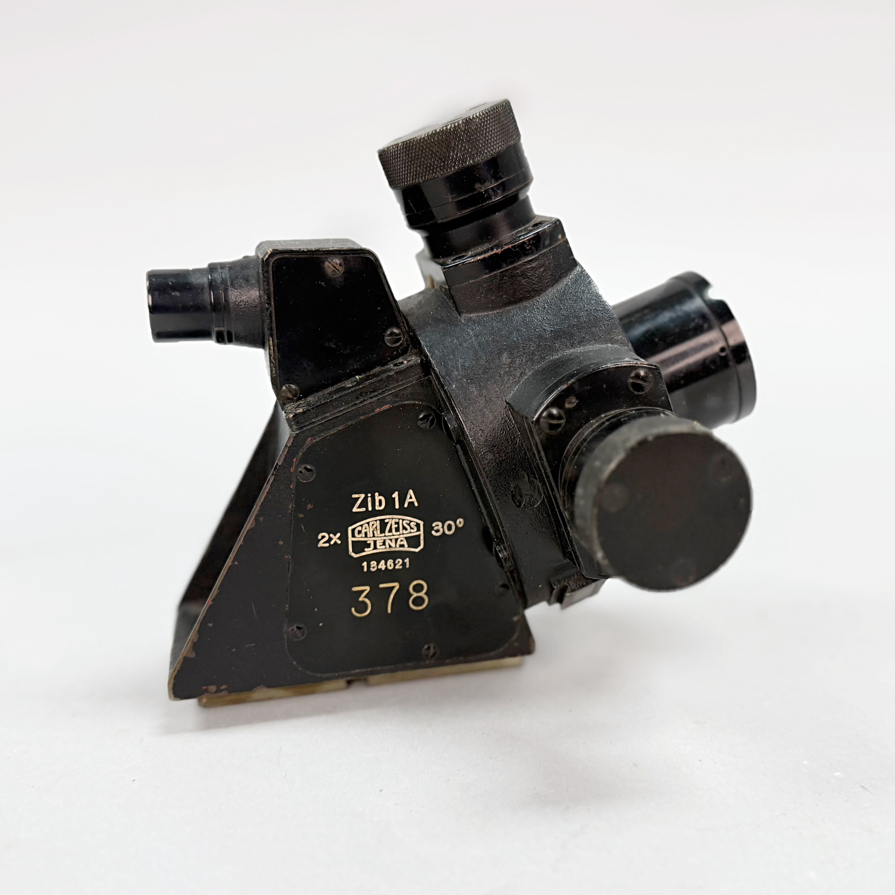 ARTILLERISIKTE Carl Zeiss kompassdiopter, zib 1 A - 378 Tyskland / Sverige 1900 tal.