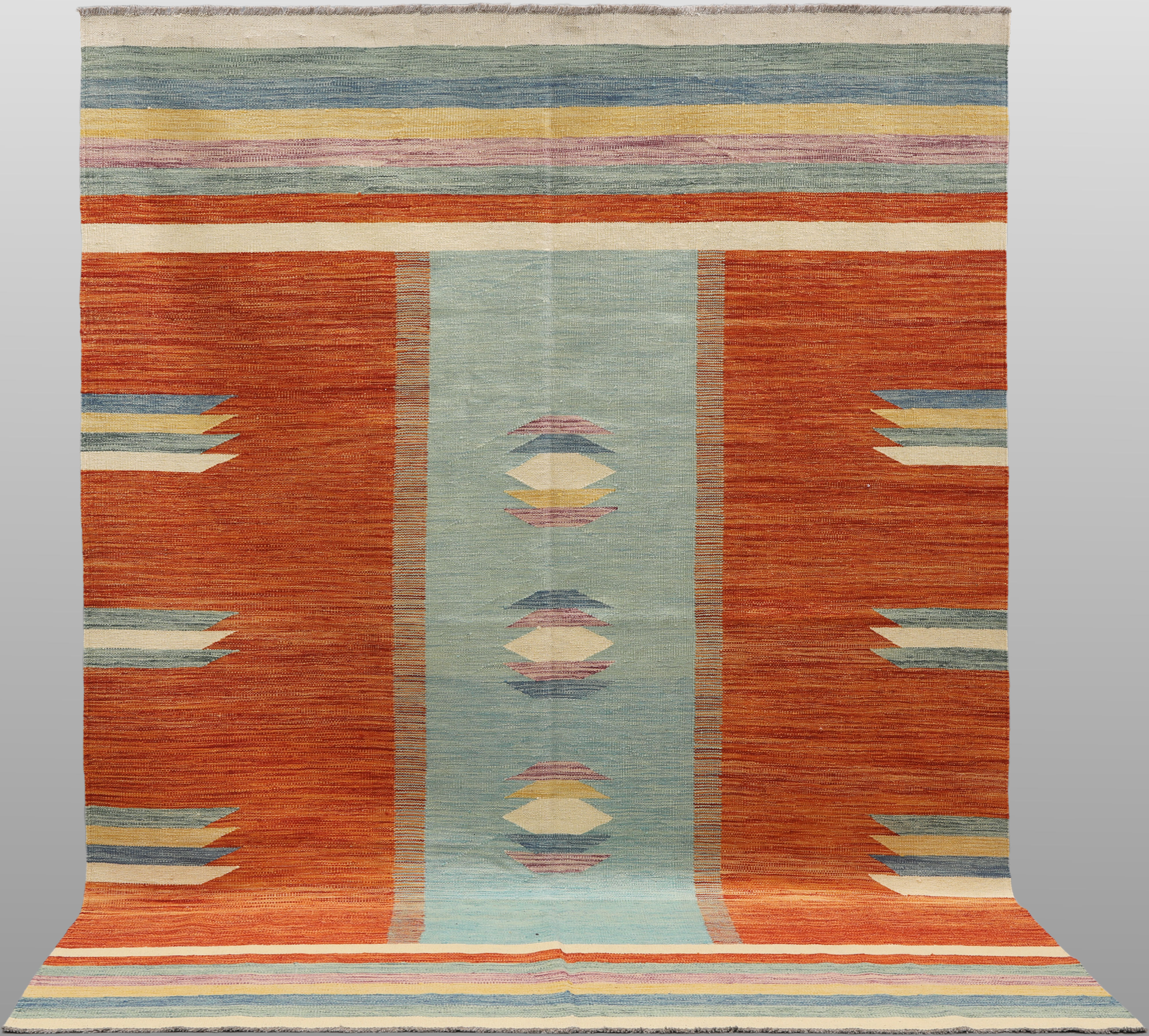 ORIENTMATTA. Kelim modern design, 300 x 204 cm.