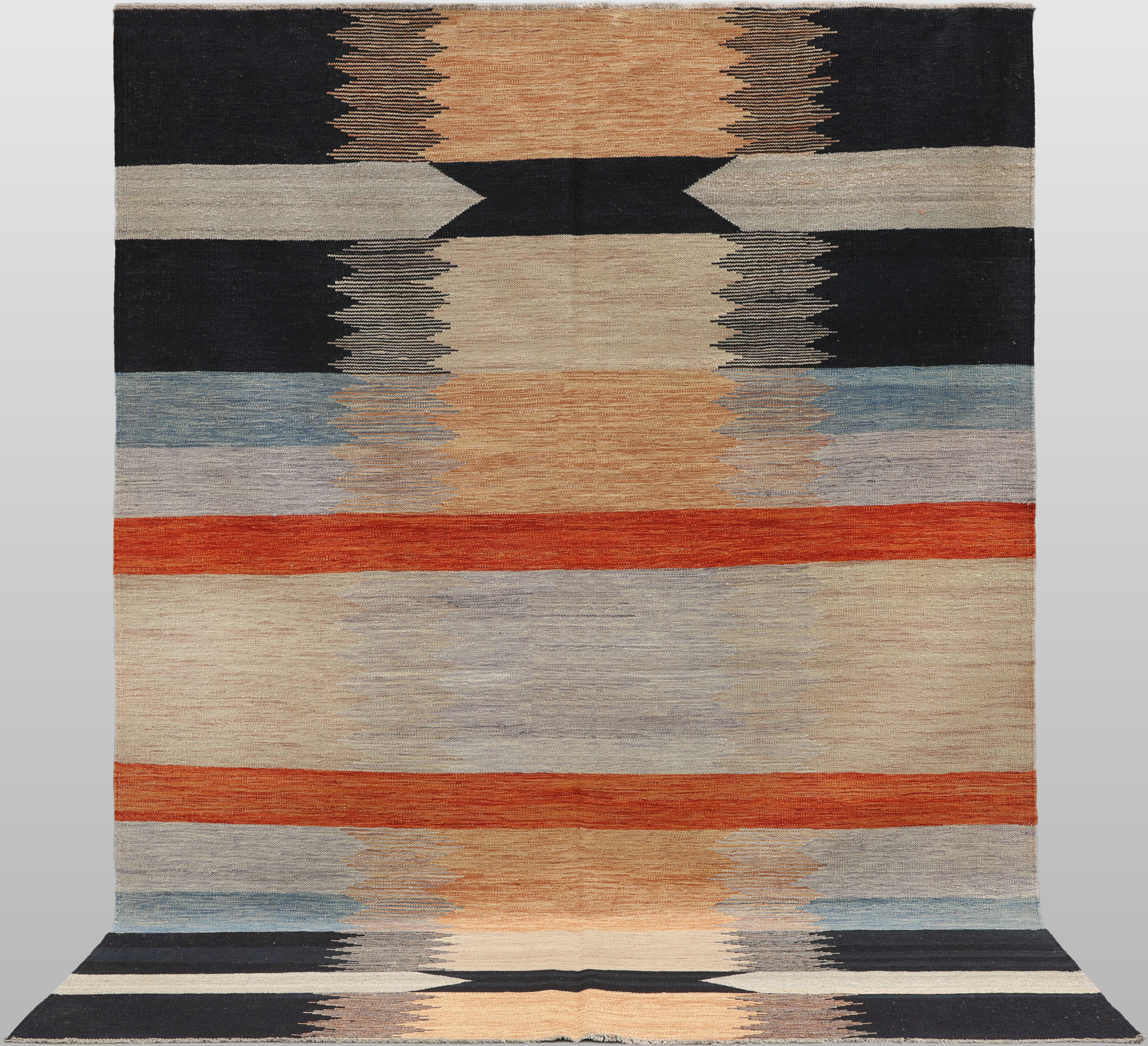 ORIENTMATTA. Kelim modern design, 296 x 206 cm.