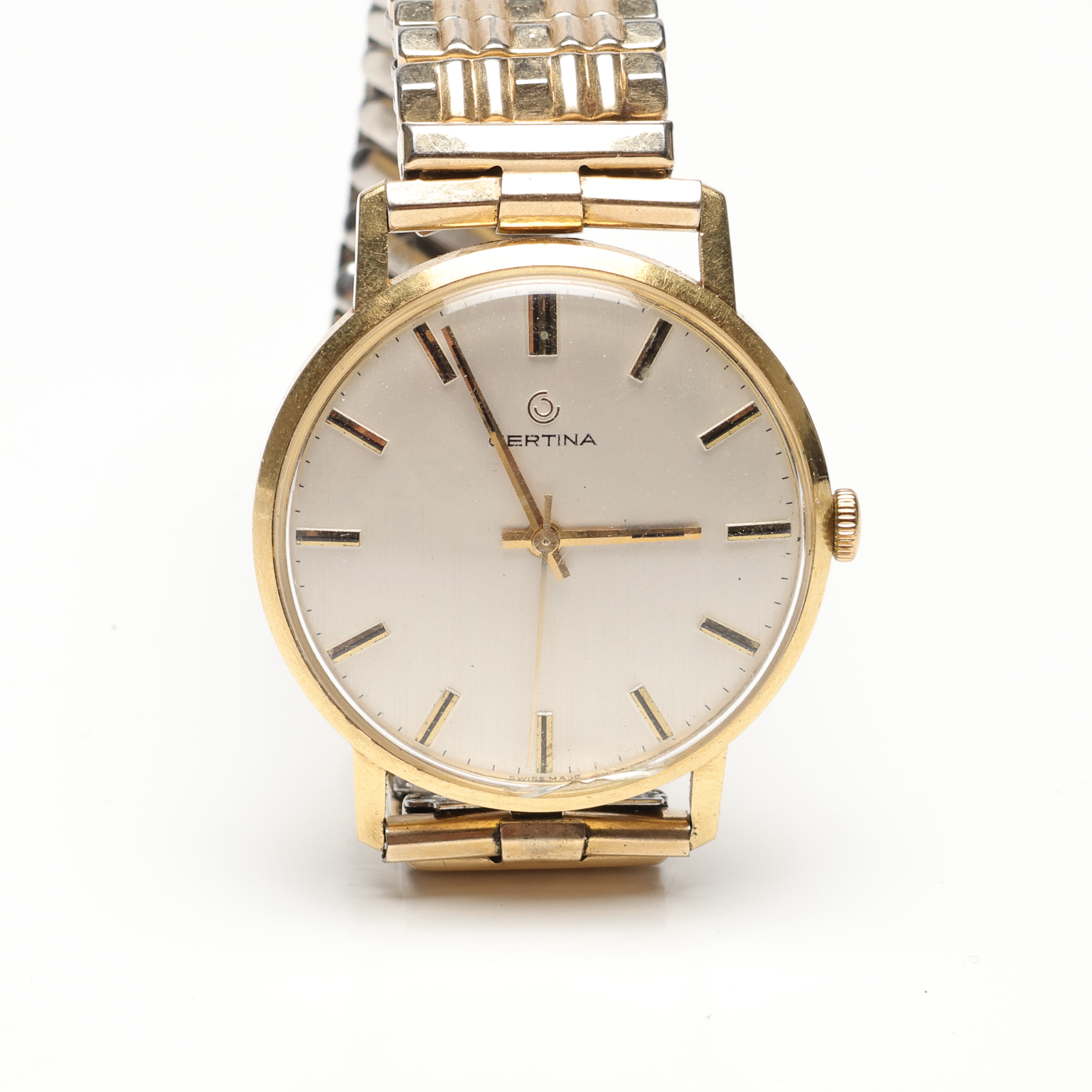 ARMBANDSUR, Certina, 18k, Guld, med flexiarmband.