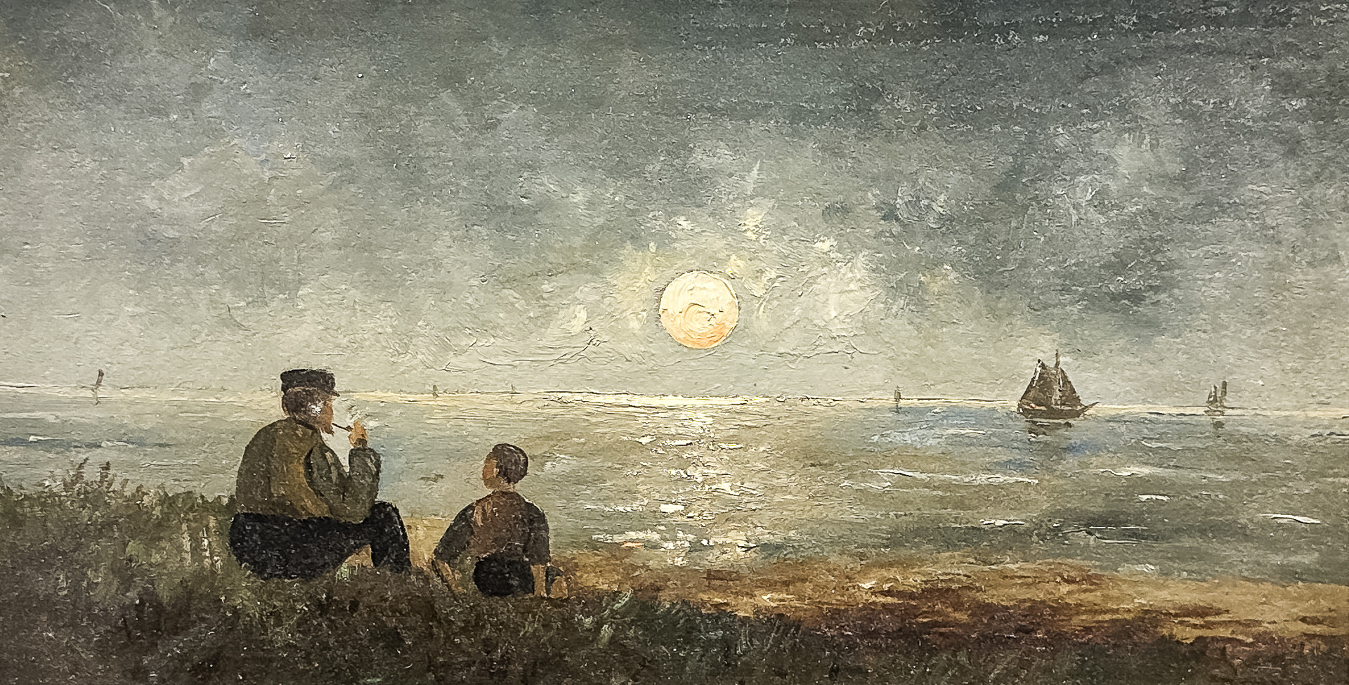 Okänd Konstnär, "Skagen". OLJA PÅ PANNÅ. osignerad.