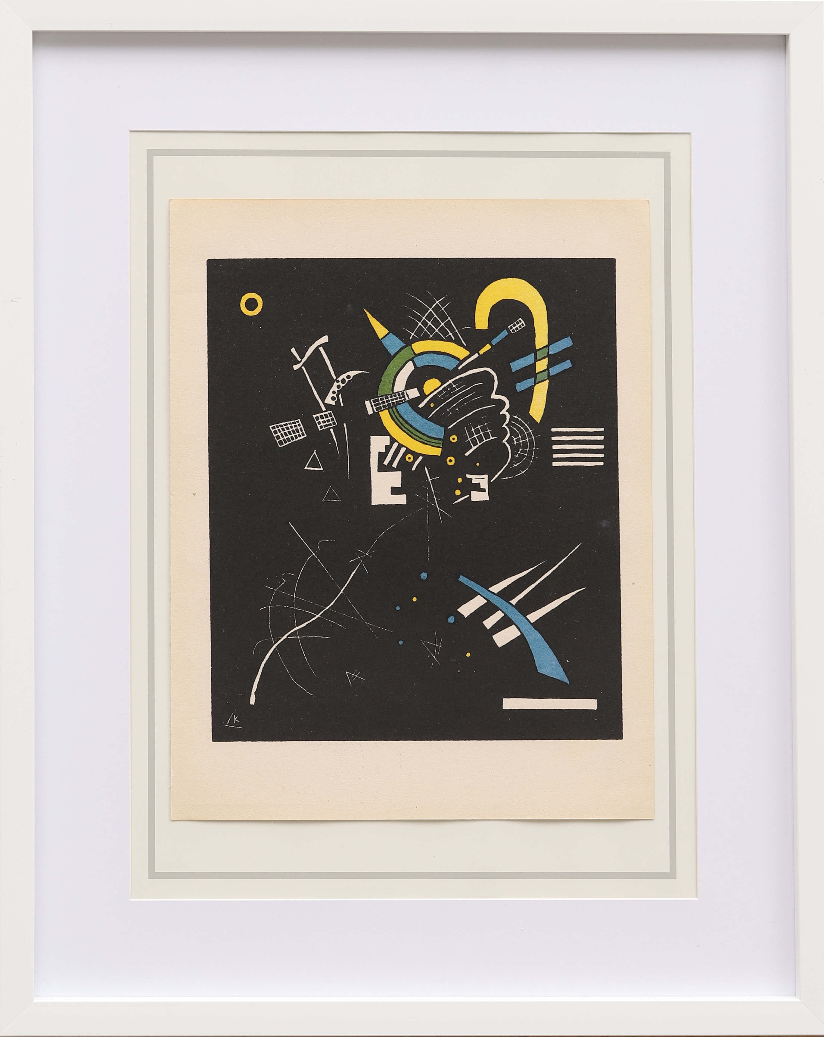 WASSILY KANDINSKY. EFTER. Photolito efter "Petits Mondes" ur XX:e siècle nr 3 1952.